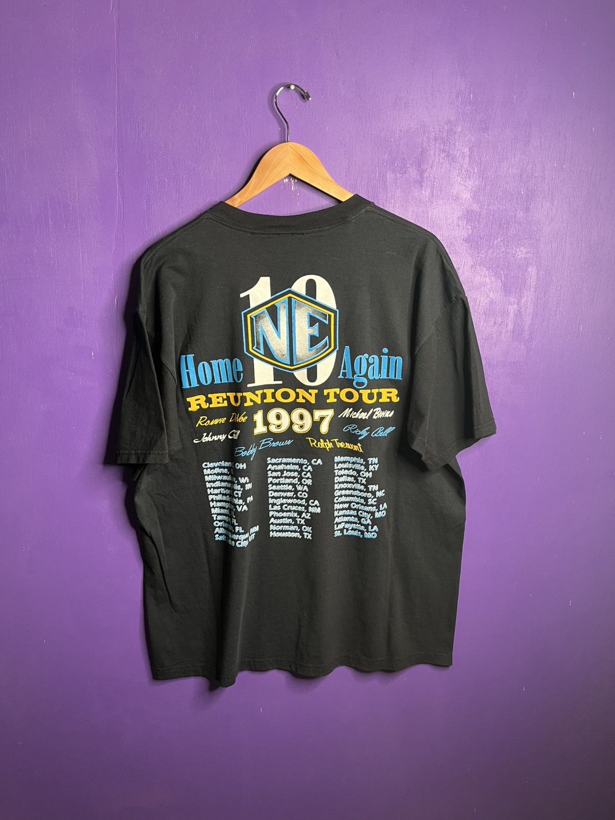 Rap Tees × Vintage Vintage 1997 New edition home again reunion tour rap tee Size US XL / EU 56 / 4 - 2 Thumbnail