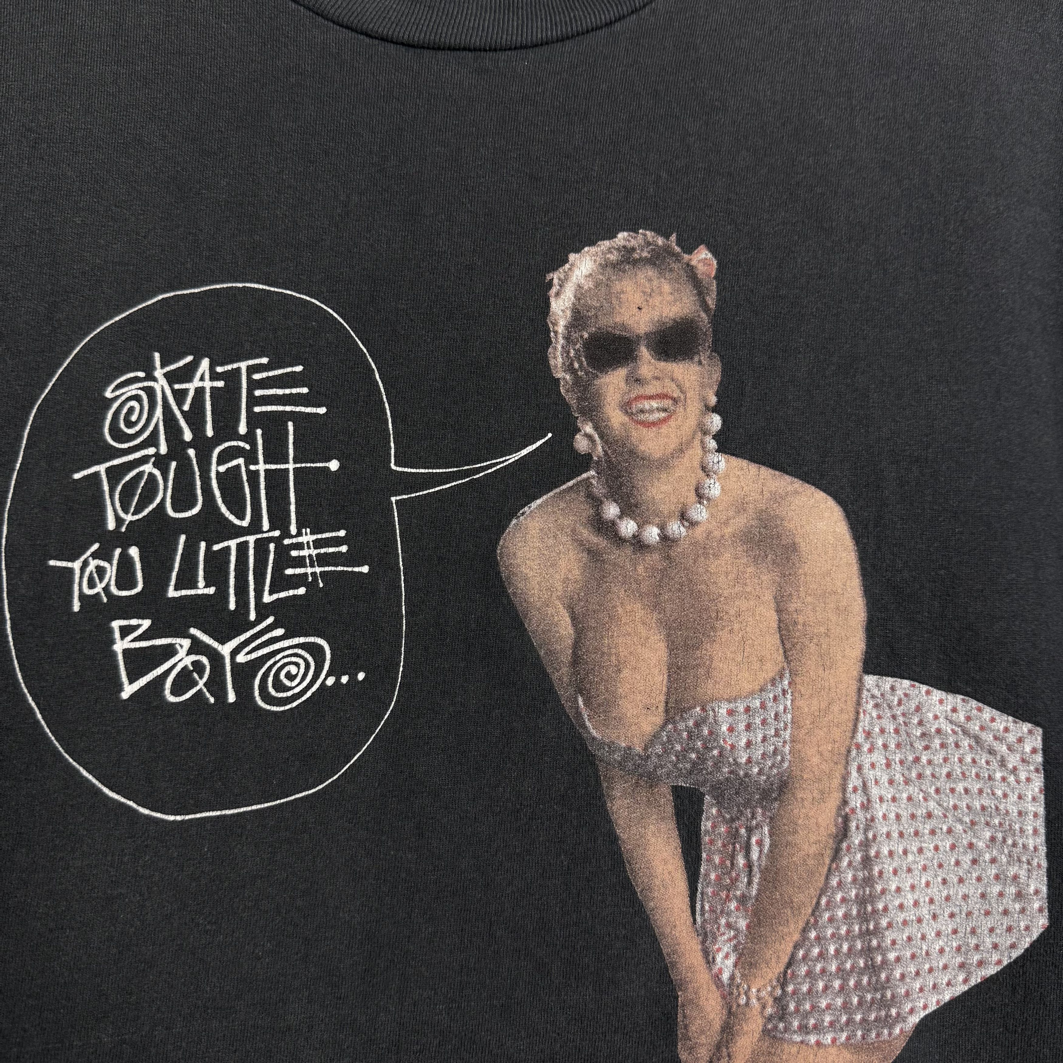 Stussy 🔥RARE🔥Vintage Stussy x Marilyn Monroe Harajuku T-shirt Size US L / EU 52-54 / 3 - 3 Thumbnail
