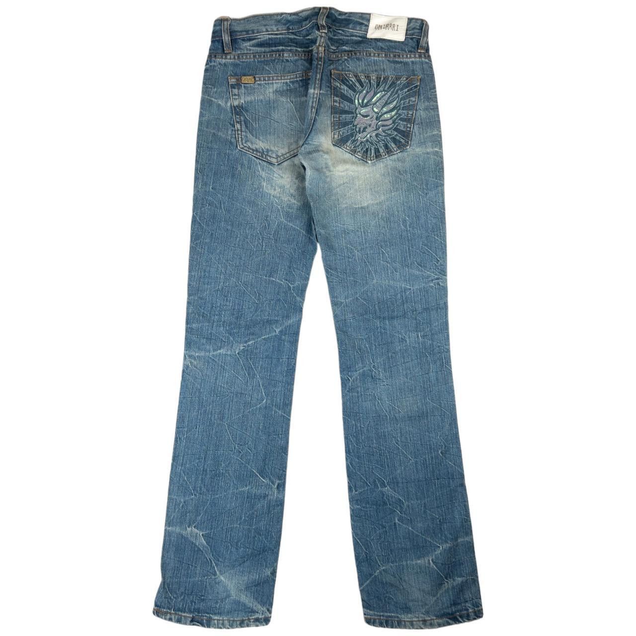 Other Vintage Oniarai Sequin Devil Japanese Denim Jeans Size W30 Size US 30 / EU 46 - 2 Thumbnail