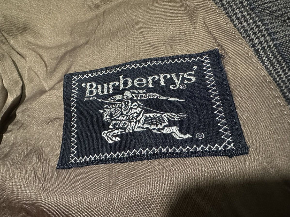 Burberry 🔥Vintage Burberrys Plaid Wool Blazer Jacket Size US M / EU 48-50 / 2 - 6 Thumbnail