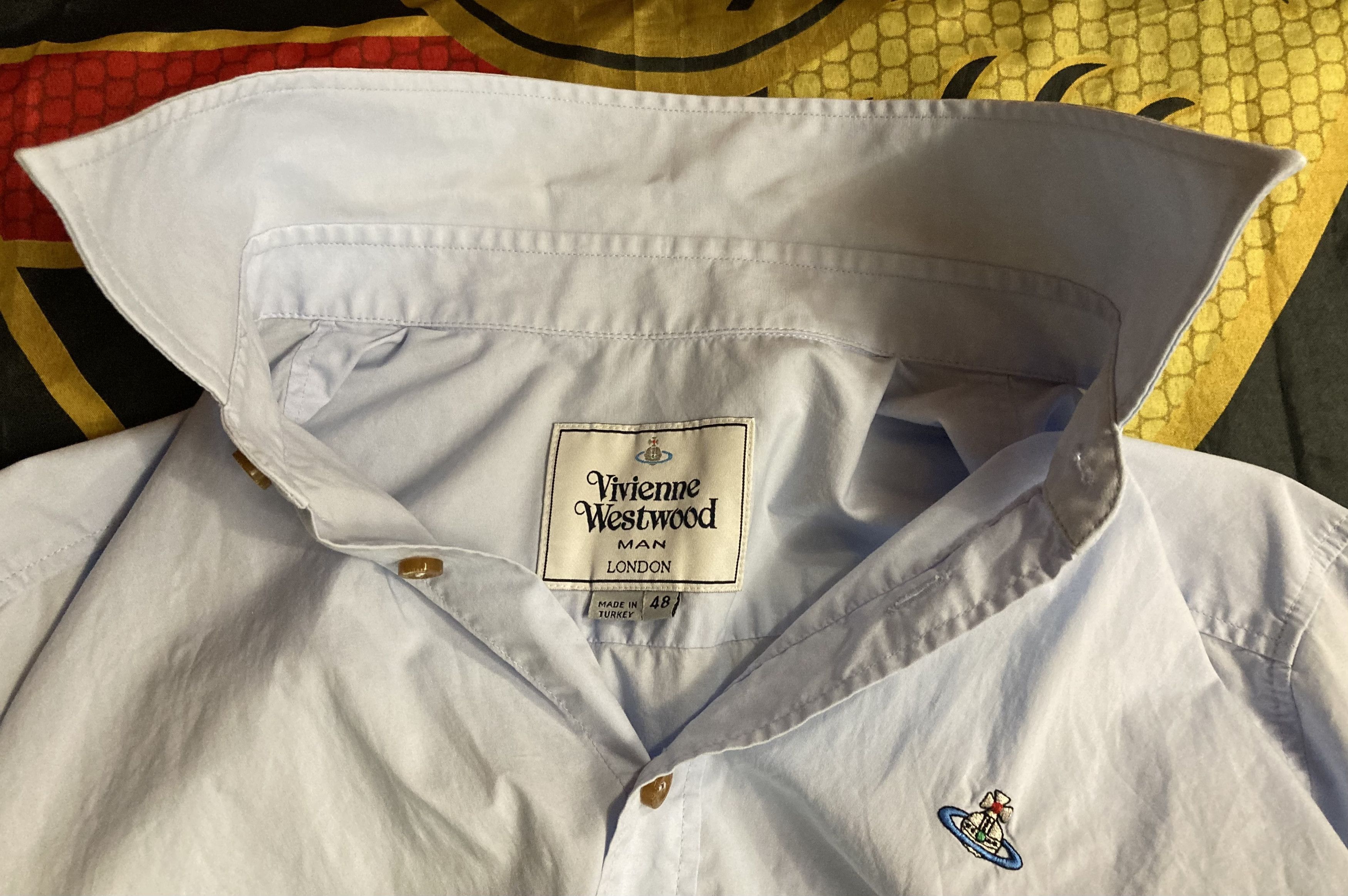 Vivienne Westwood Vivienne Westwood Man London Slim Fit Shirt Long Sleeve Size US M / EU 48-50 / 2 - 5 Thumbnail
