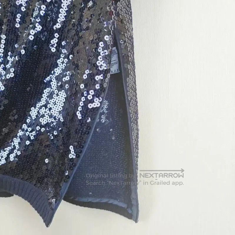 Chanel Chanel Navy Cotton Blend T-Shirt . Size L / US 10 / IT 46 - 5 Thumbnail