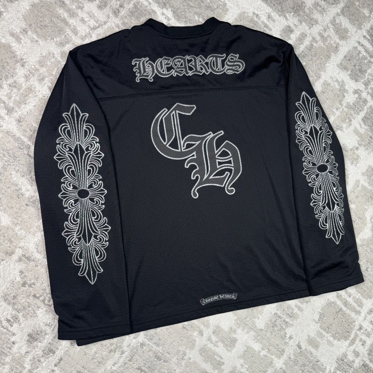 Chrome Hearts Mesh stadium floral long sleeve jersey Size US XXL / EU 58 / 5 - 1 Thumbnail