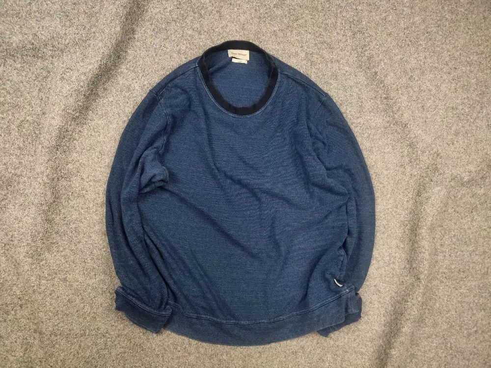 Oliver Spencer Oliver Spencer minimalist Indigo Sweatshirt Vintage Japan Size US XL / EU 56 / 4 - 1 Thumbnail