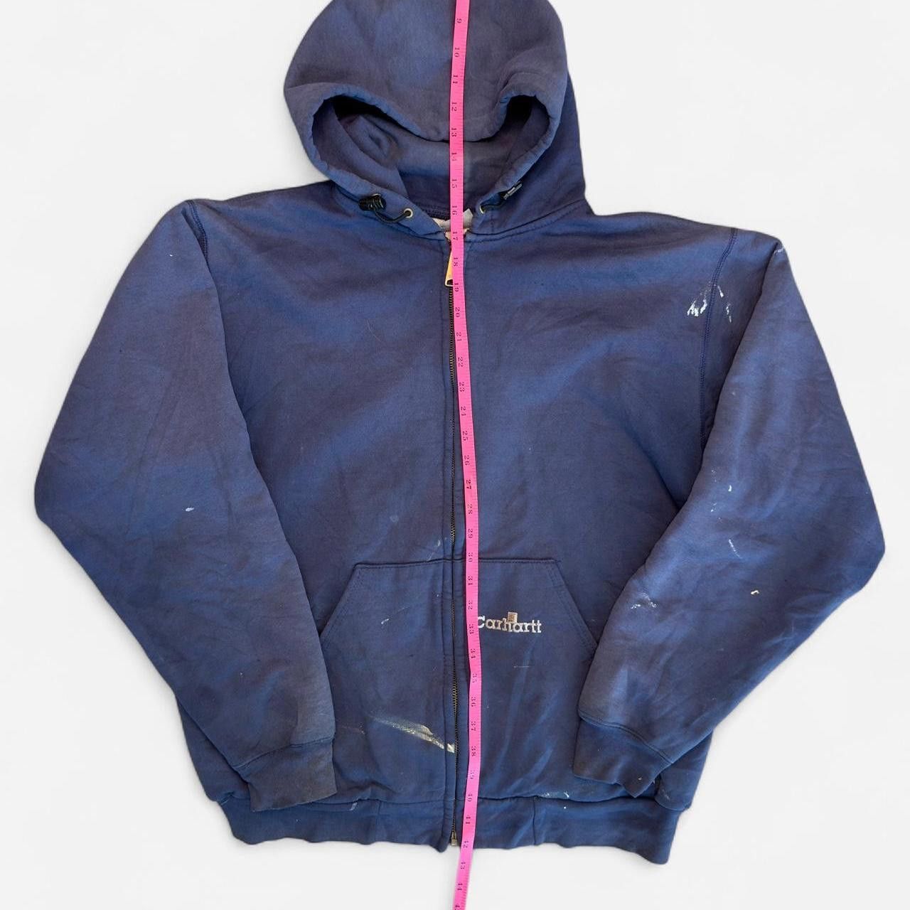 Carhartt Carhartt Men's navy blue Hoodies Size US 27 - 3 Thumbnail