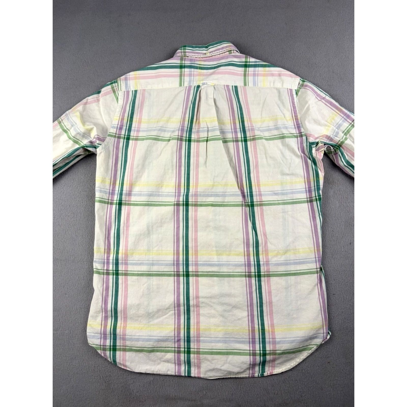 Gant GANT Rugger Shirt Mens Small India Madras Plaid Cotton Long Sleeve Casual Shirt Size US S / EU 44-46 / 1 - 7 Thumbnail