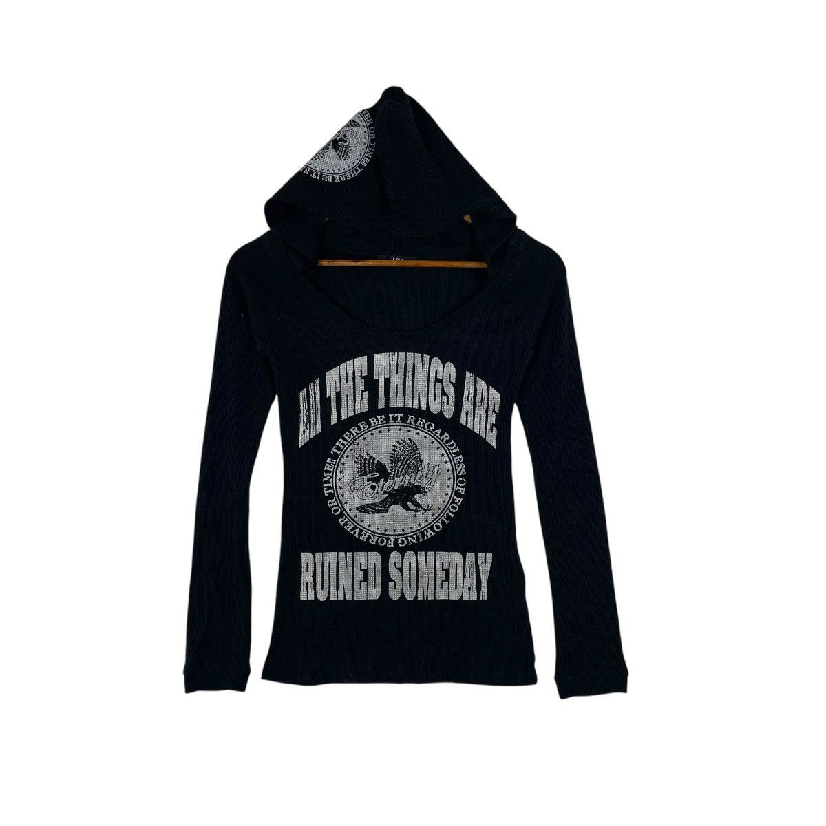 Japanese Brand Eternity Eagles Love Junkie Japan Waffle Hoodie Long Shirt Size US M / EU 48-50 / 2 - 1 Thumbnail