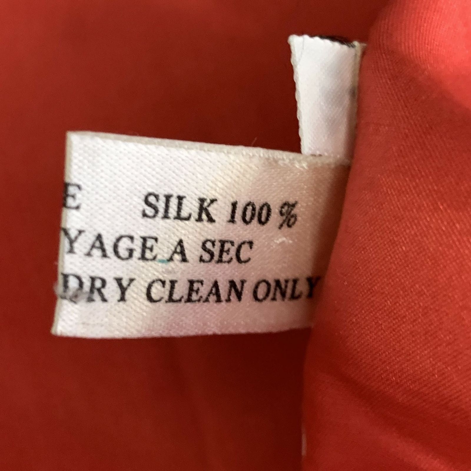 Hermes HERMES Size 8 Red Silk Tank Casual Top Size M / US 6-8 / IT 42-44 - 5 Thumbnail