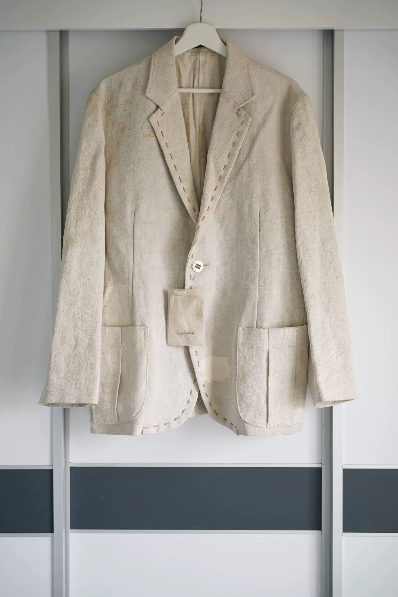 Yohji Yamamoto Yohji Yamamoto linen suit jacket Size US M / EU 48-50 / 2 - 1 Thumbnail