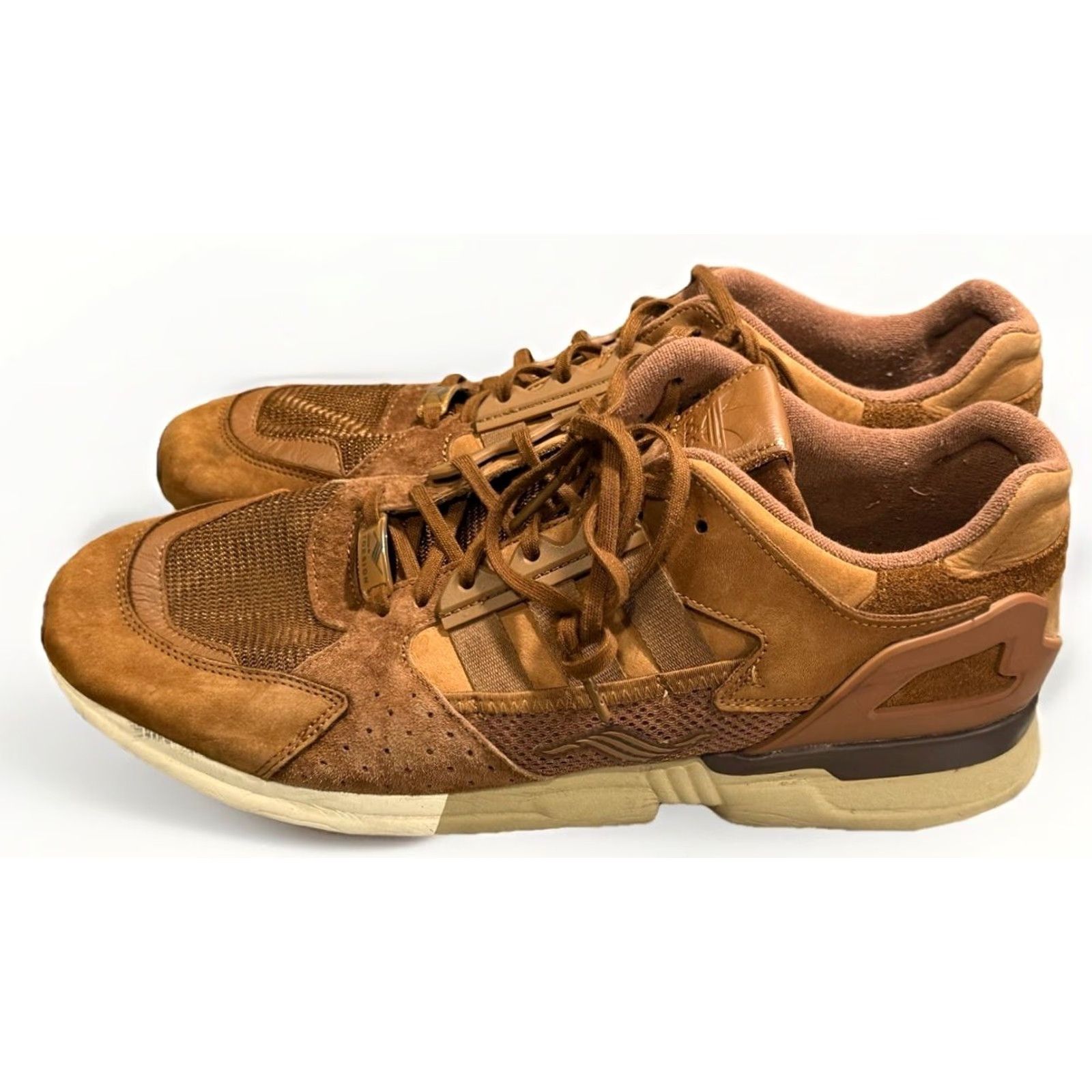 Adidas Adidas Originals ZX 10000 Sneaker GX7576 Mens Size 14 Brown Suede 2021 Athletic Low Top Shoes Size US 14 / EU 47 - 6 Thumbnail