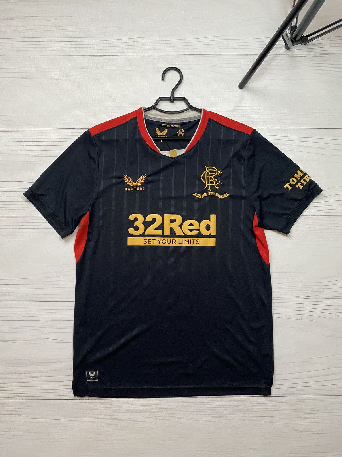 Castore Rangers 2021/22 away soccer jersey football y2k t shirt Size US L / EU 52-54 / 3 - 1 Thumbnail