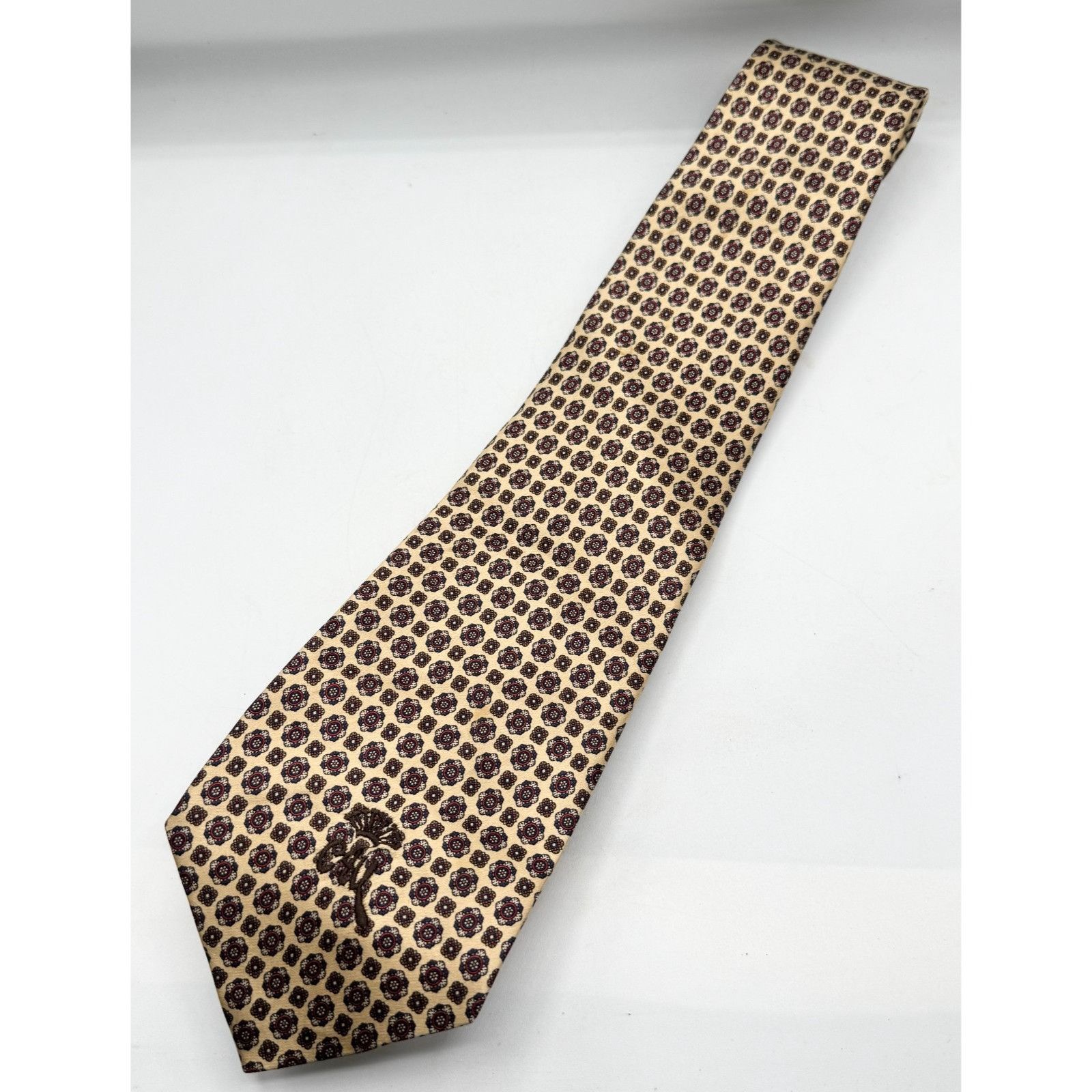 Countess Mara Vintage Countess Mara print satin tie Size ONE SIZE - 1 Thumbnail