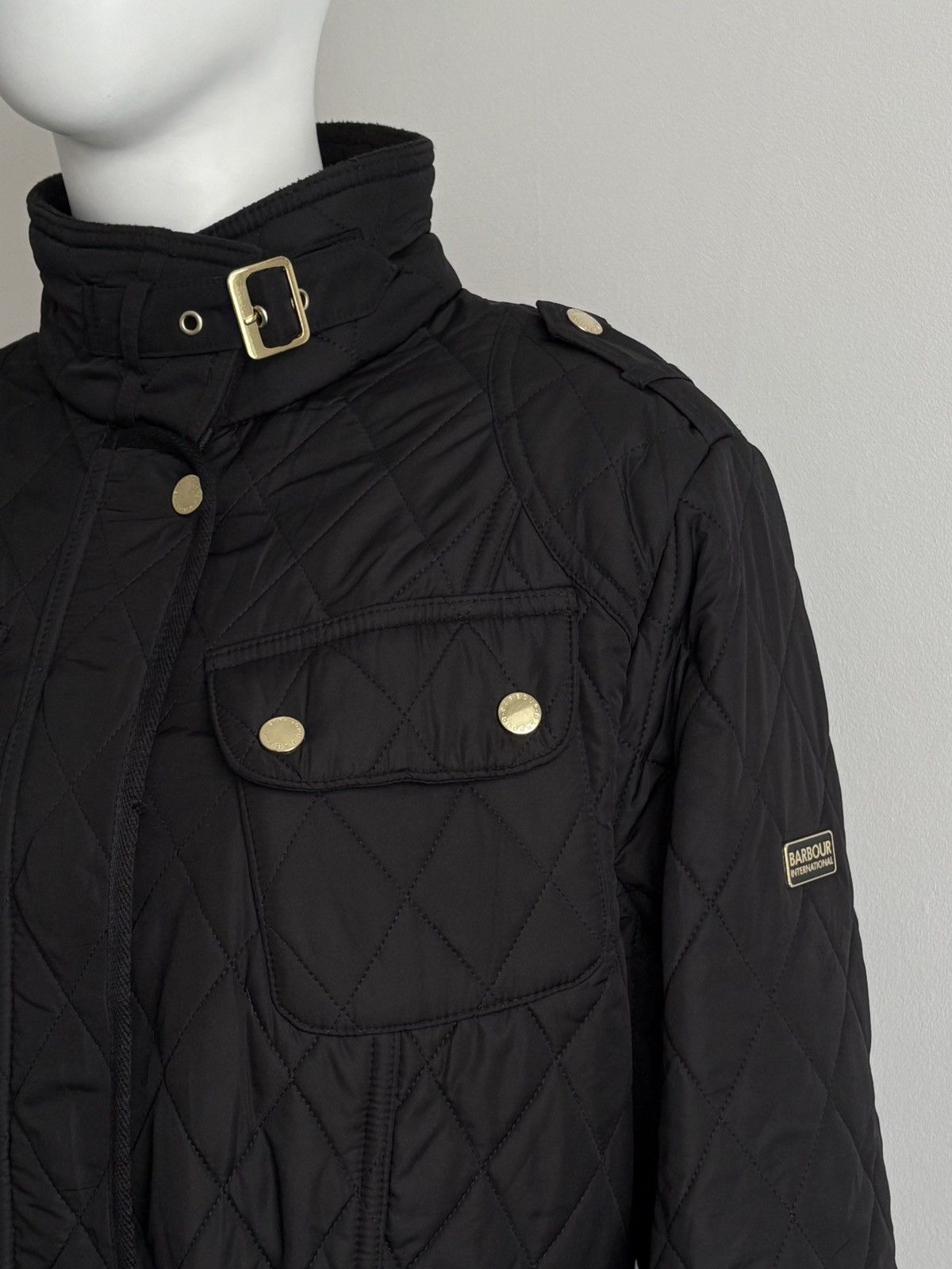 Barbour Barbour International Tourer Polarquilt Black Jacket 14 XXL Size XXL / US 16-18 / IT 52-54 - 4 Thumbnail