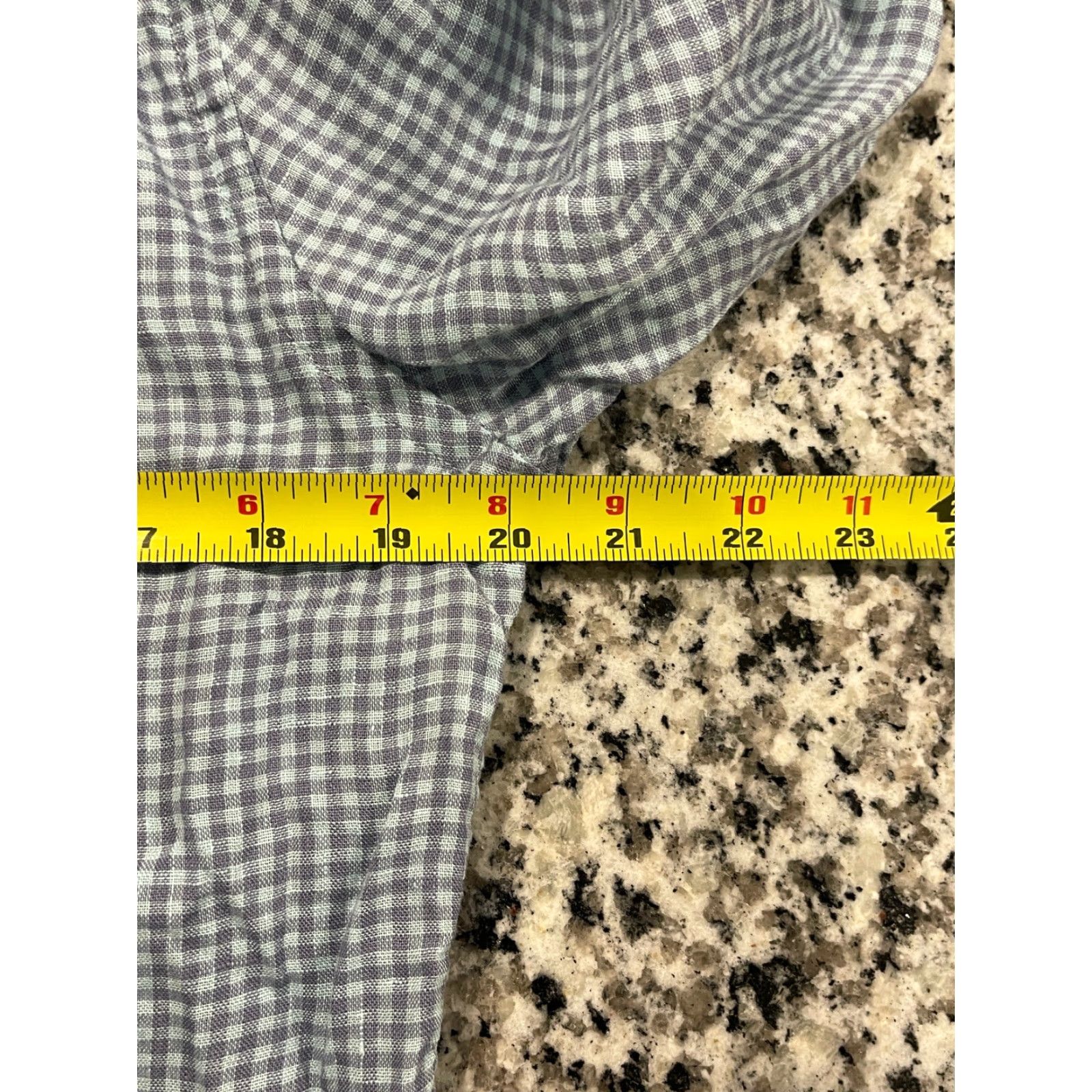 Faherty Faherty Brand 100% Linen Button Up Shirt Men's Medium Blue Plaid Size US M / EU 48-50 / 2 - 3 Thumbnail