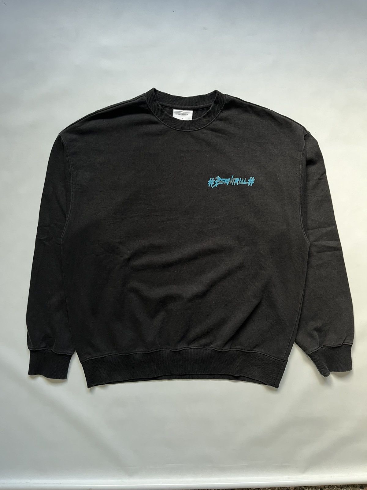 Been Trill Sudadera Been Trill Painting Hashtag Overfit - Negro/Azul Size US XL / EU 56 / 4 - 2 Thumbnail