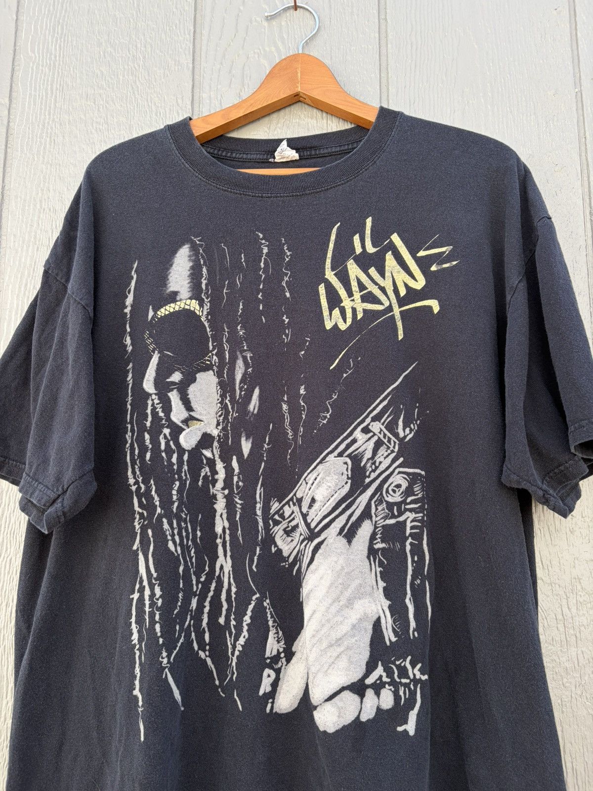 Vintage Vintage Y2K Lil Wayne Graphic Rap Tshirt Size US XL / EU 56 / 4 - 2 Thumbnail