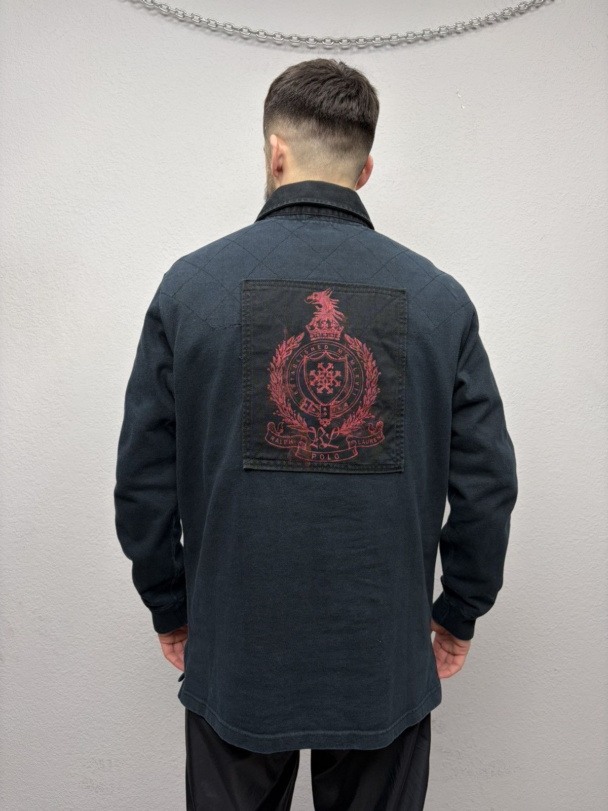 Polo Ralph Lauren Vintage Polo Ralph Lauren Rugby Polo Long Sleeve RRL Drake Size US L / EU 52-54 / 3 - 1 Thumbnail