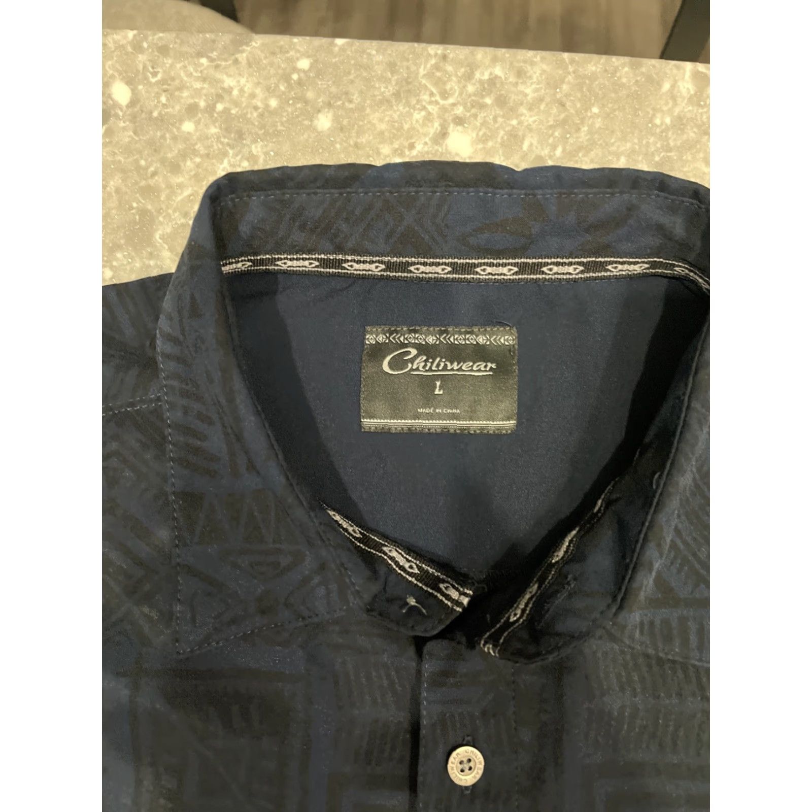 Vintage VINTAGE Not applicable; do not include. Notre Dame Chiliwear Hawaiian Shirt Mens Sz L Blue Short Sleeve Button Size US L / EU 52-54 / 3 - 3 Thumbnail