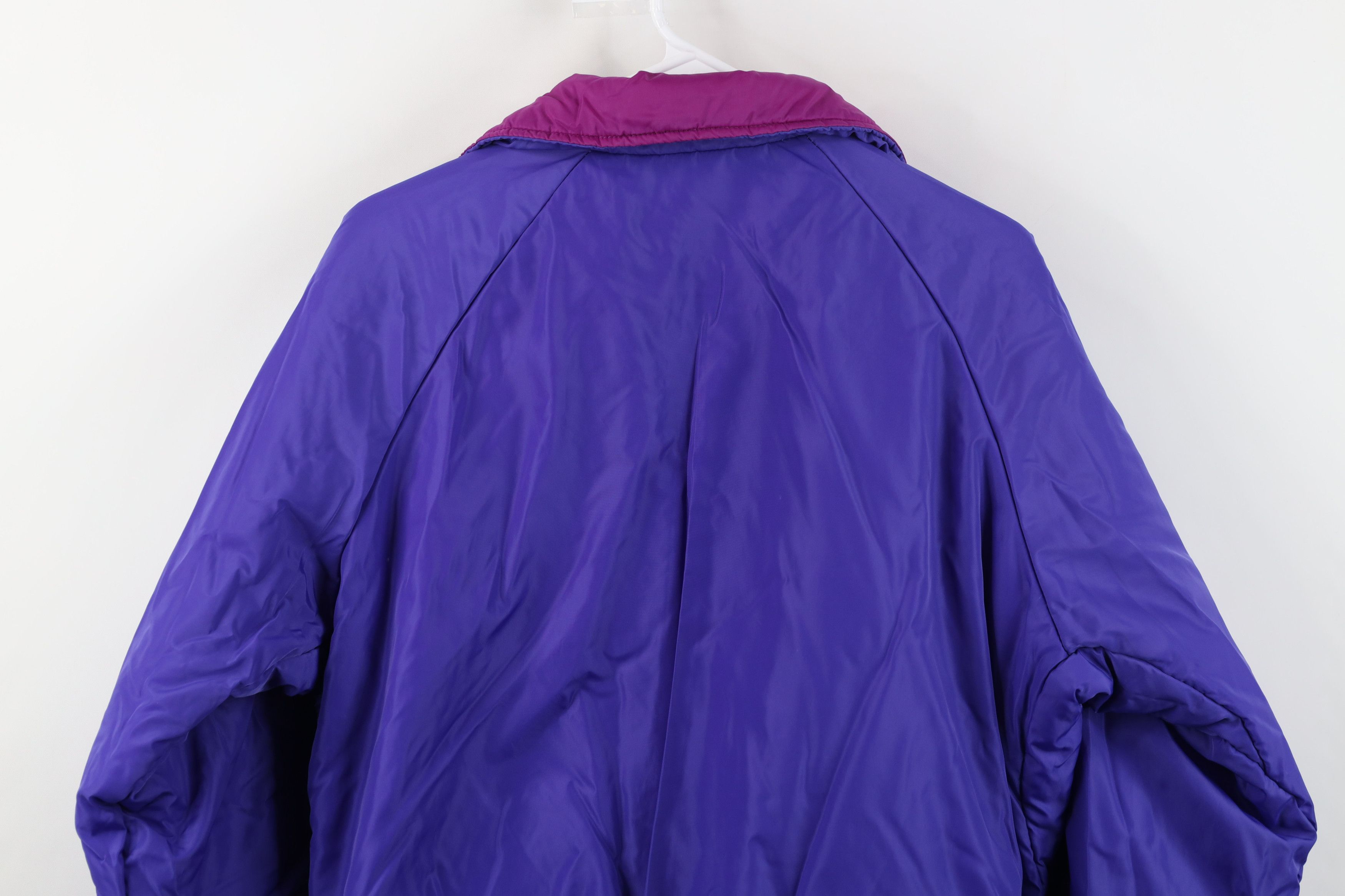 Columbia Vintage 90s Columbia Reversible Puffer Bomber Jacket Coat Size L / US 10 / IT 46 - 9 Thumbnail