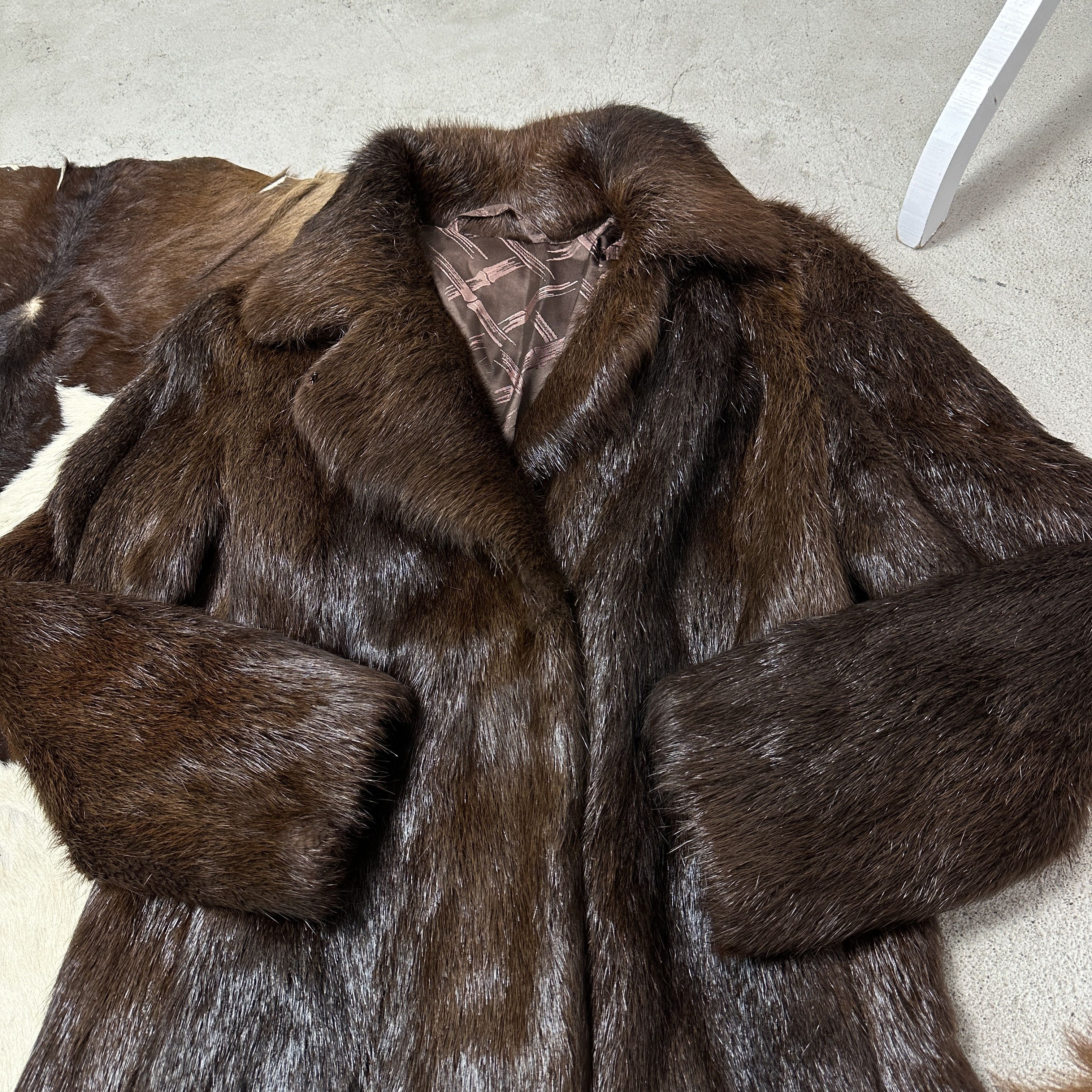 Vintage Vintage Old Money Classy Nutria Real Fur Coat 90s Size M / US 6-8 / IT 42-44 - 4 Thumbnail