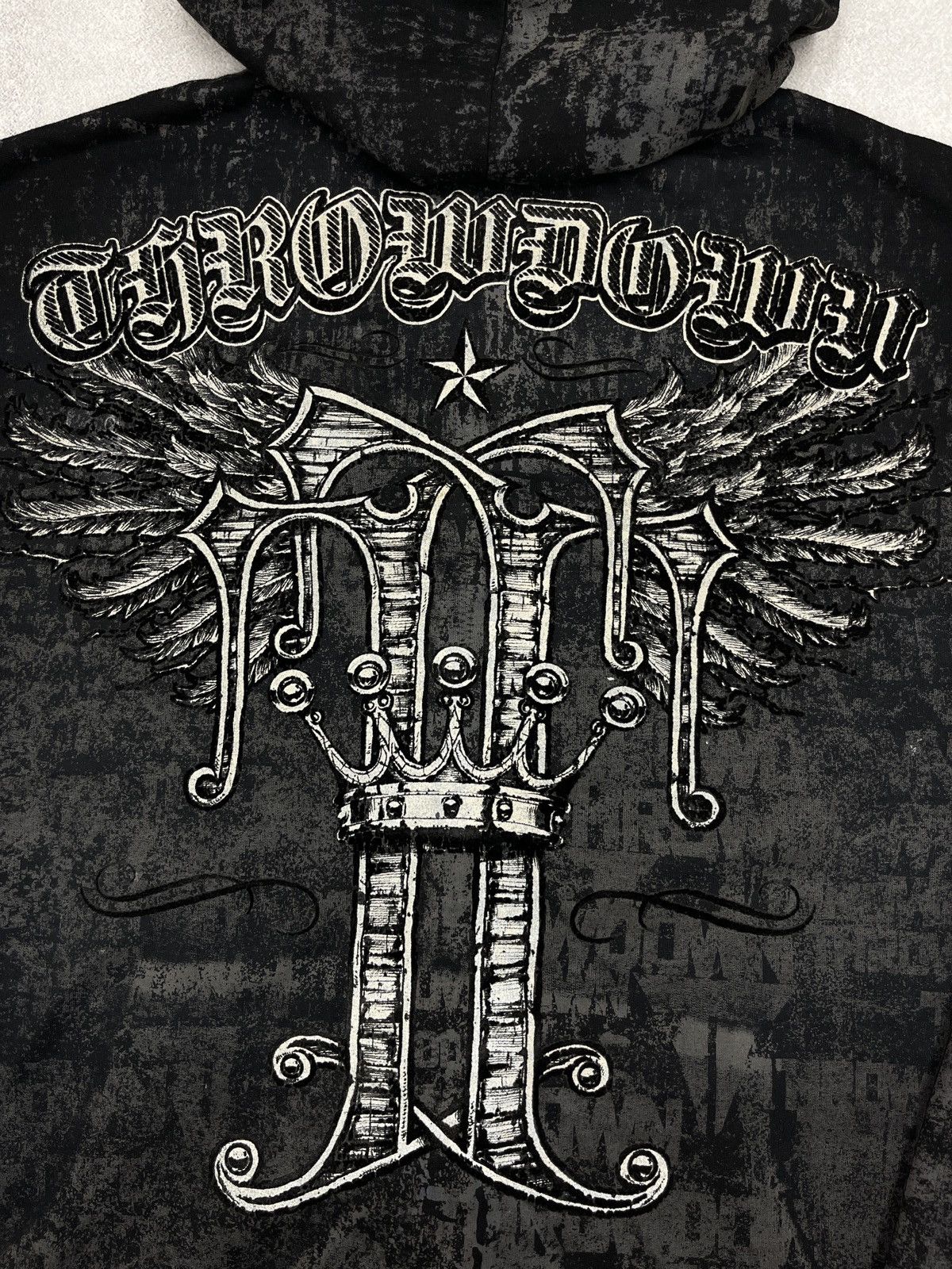 Affliction Affliction Throwdown Premium MMA Hoodie Full Print Big Logo Size US XL / EU 56 / 4 - 5 Thumbnail