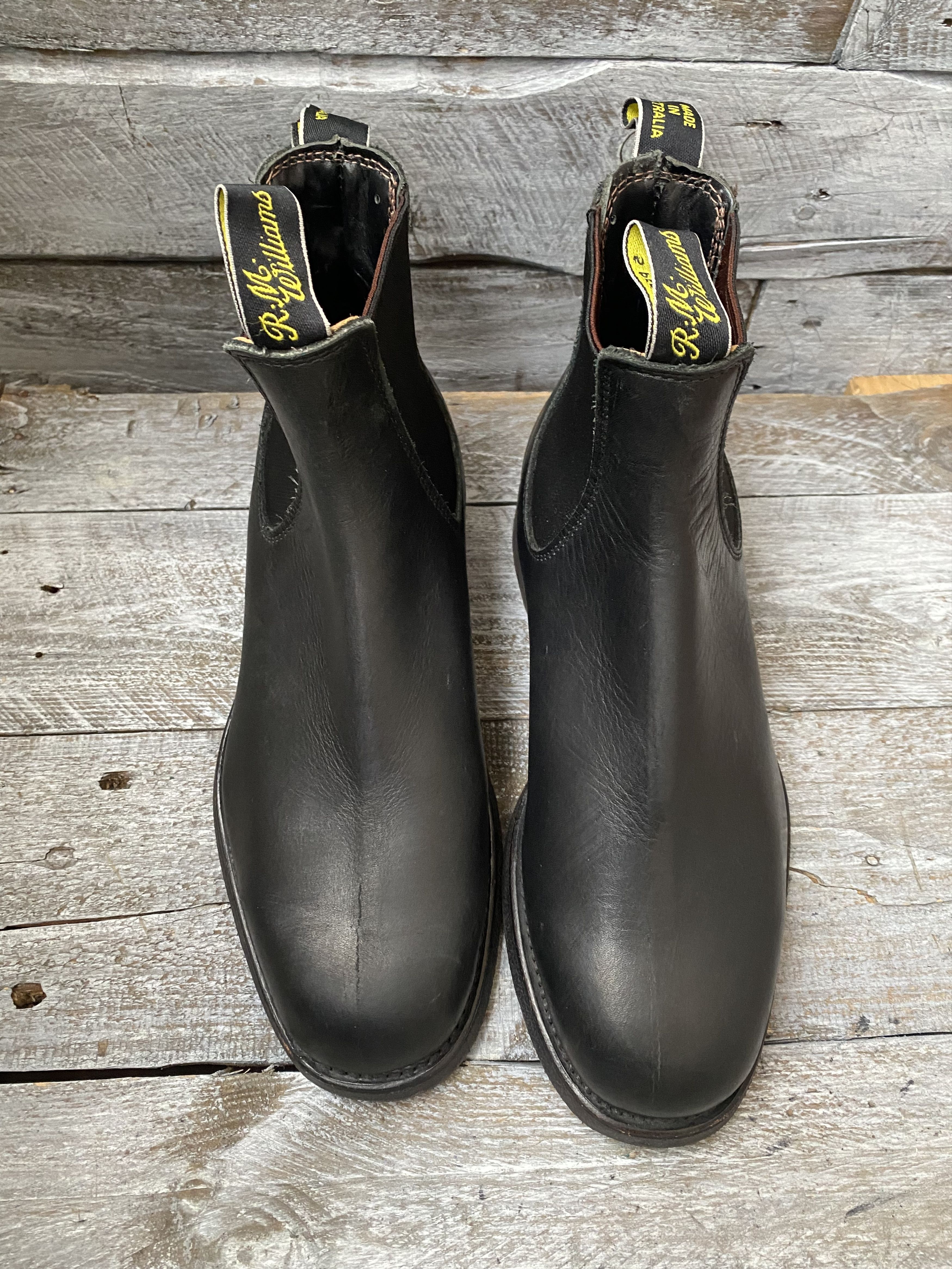 R.M. Williams R.m williams chelsea black leather boots uk 6.5H Size US 6.5 / EU 39-40 - 3 Thumbnail