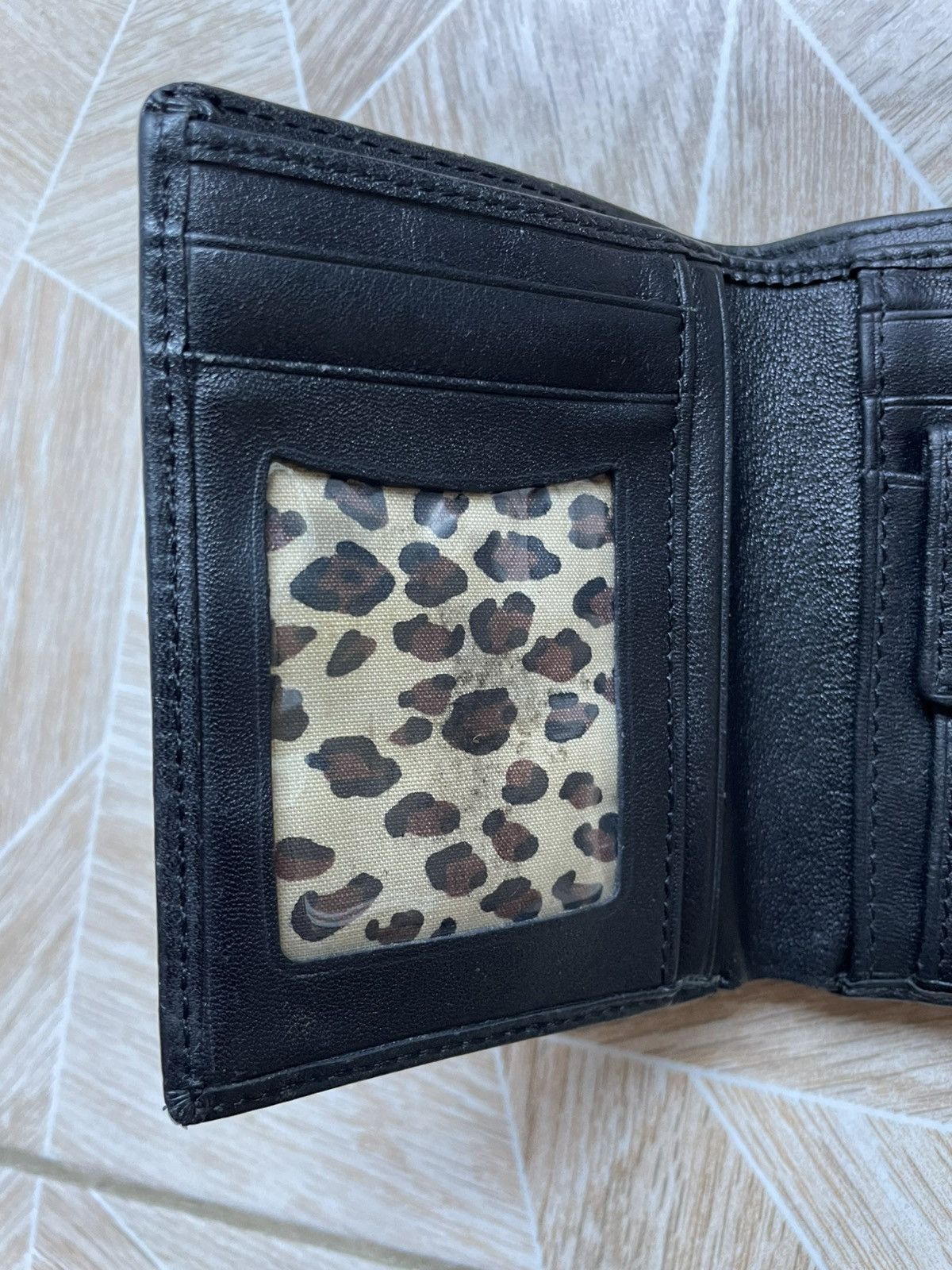 Dolce & Gabbana Hype Vintage Luxury Dolce Gabbana Leather Wallet Black Italy Size ONE SIZE - 8 Thumbnail