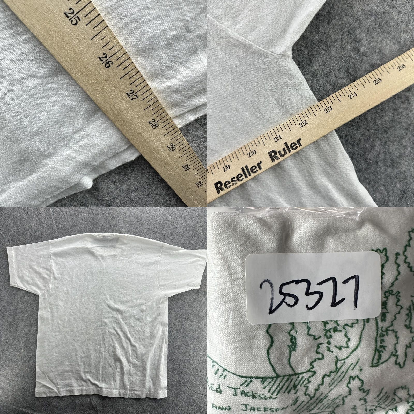 Fruit Of The Loom VINTAGE Jacksons Family Reunion Shirt Mens XL White 1993 90s USA Shirt Size US XL / EU 56 / 4 - 8 Thumbnail