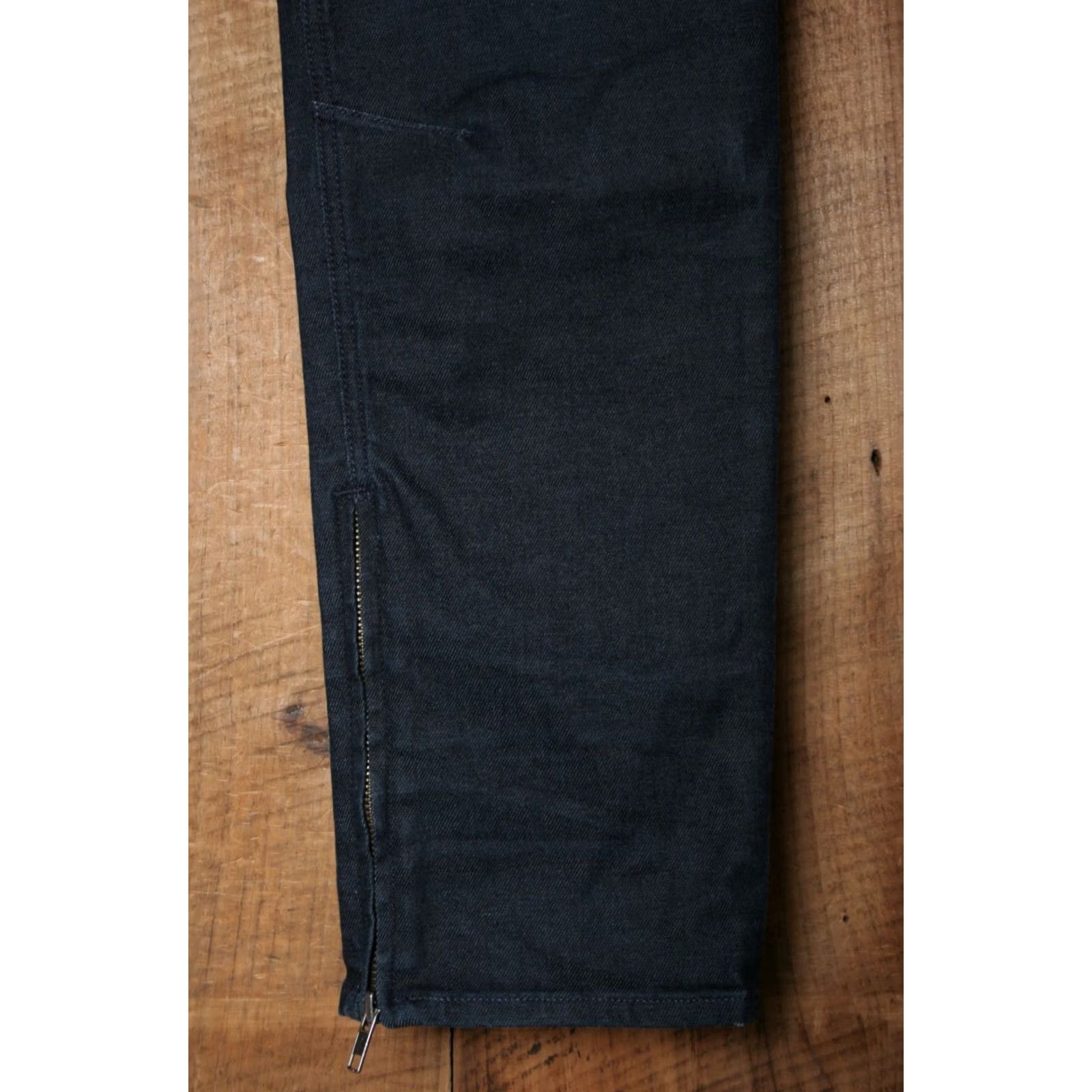 Hudson HUDSON Jeans Skinny Men 32 Dark Blue Denim Slouchy Zip Bottoms 35x31 Inseam 31" Adult Regular Size US 32 / EU 48 - 3 Thumbnail
