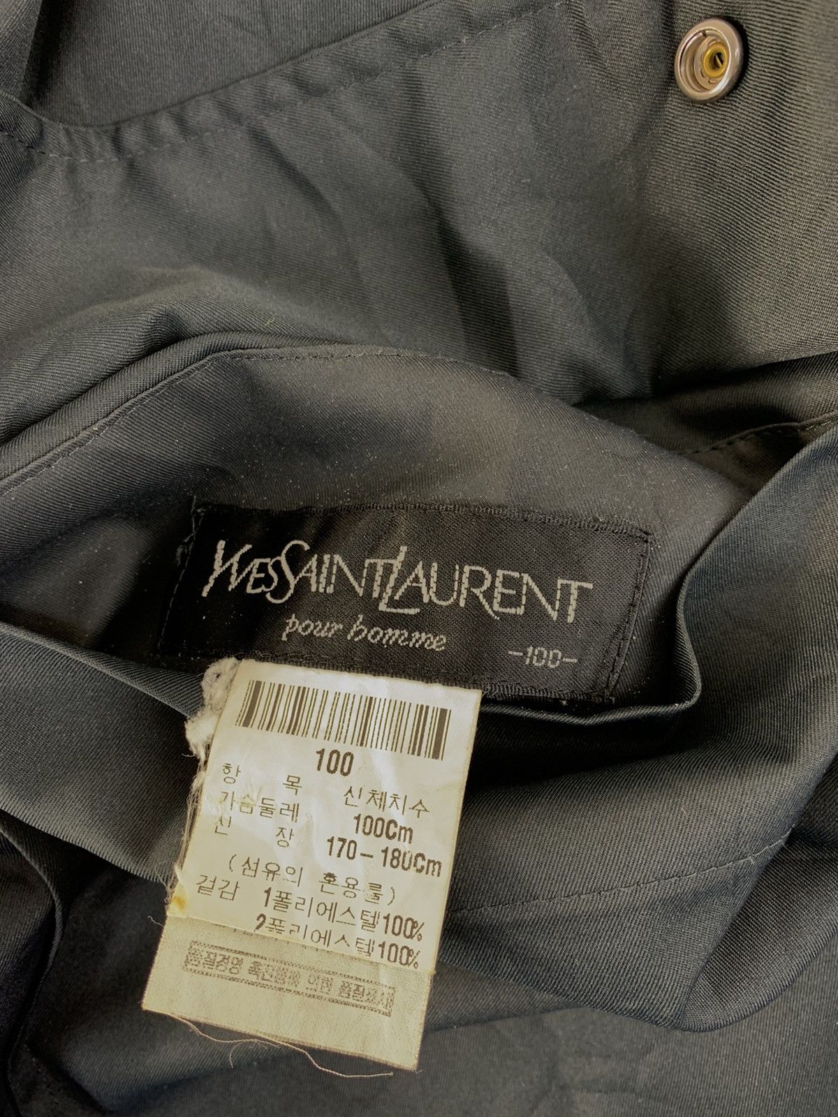 Vintage 90s Yves Saint Lauren Pour Homme Jacket Big Pocket Size US XL / EU 56 / 4 - 7 Thumbnail