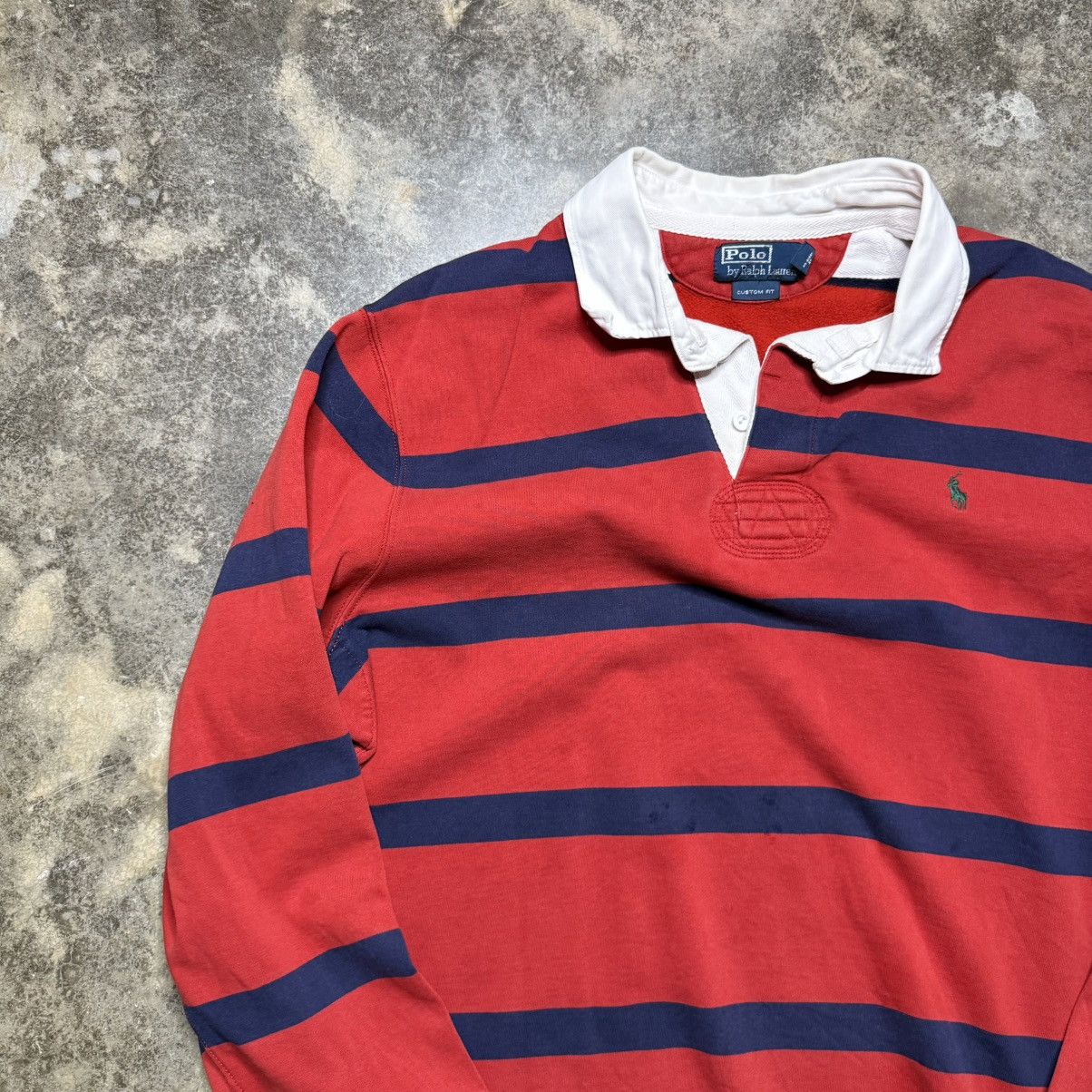 Polo Ralph Lauren vintage ralph lauren rugby polo longsleeve collared shirt Size US XXL / EU 58 / 5 - 3 Thumbnail
