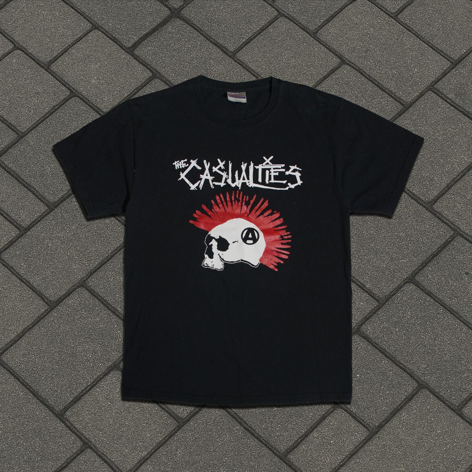 Vintage The Casualties Skull Tee Size US M / EU 48-50 / 2 - 1 Thumbnail