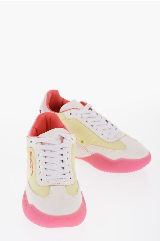 image of Stella Mccartney Low-Top Loop Sneakers Qith Contrasting Panels, Women's (Size 7)