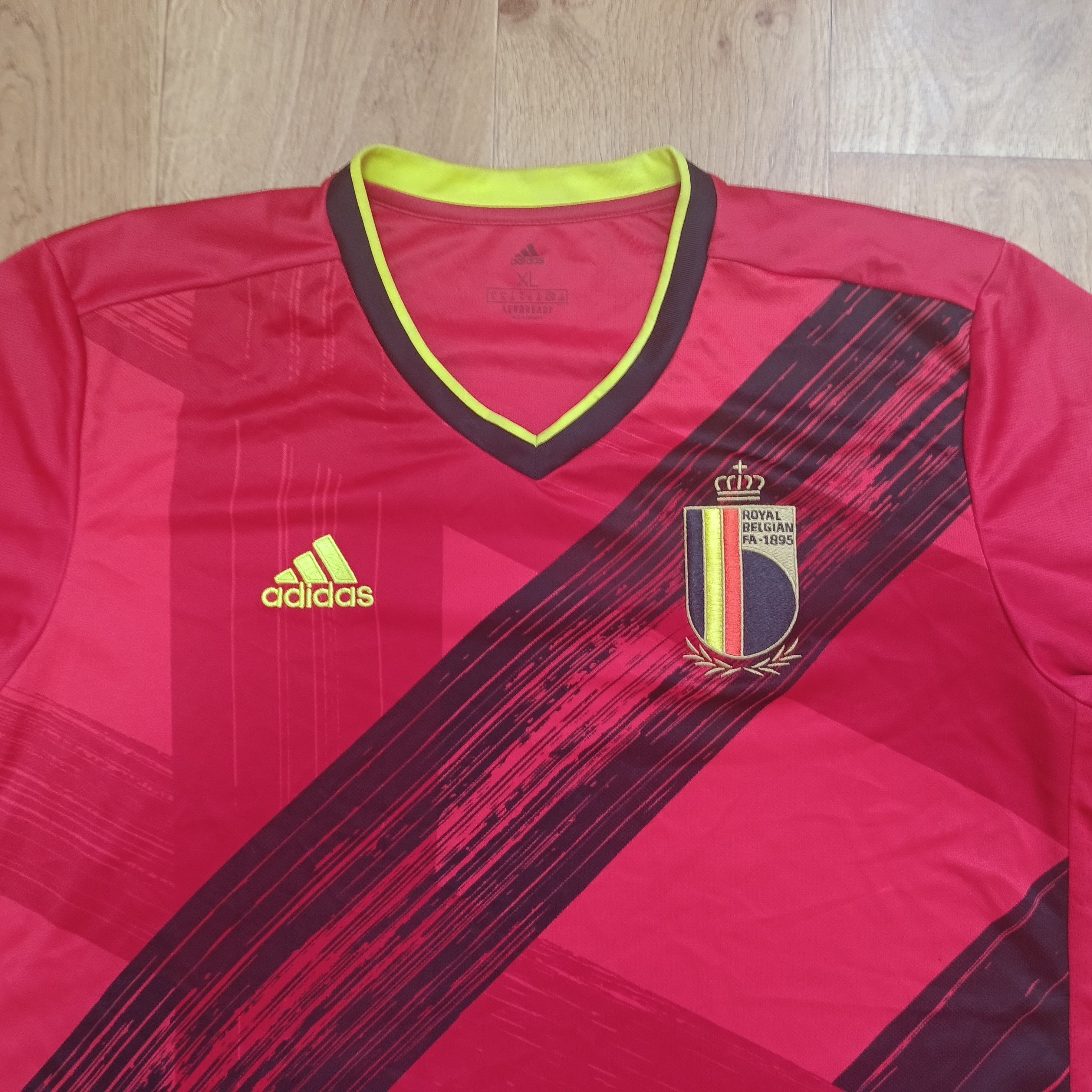 Adidas Belgium 2020/2021 Adidas Home Football Shirt Mens Size XL Size US XL / EU 56 / 4 - 4 Thumbnail