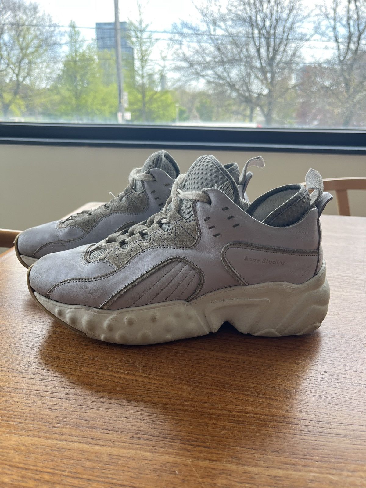 Acne Studios rare lavender Rockaway sneaker - Main Image