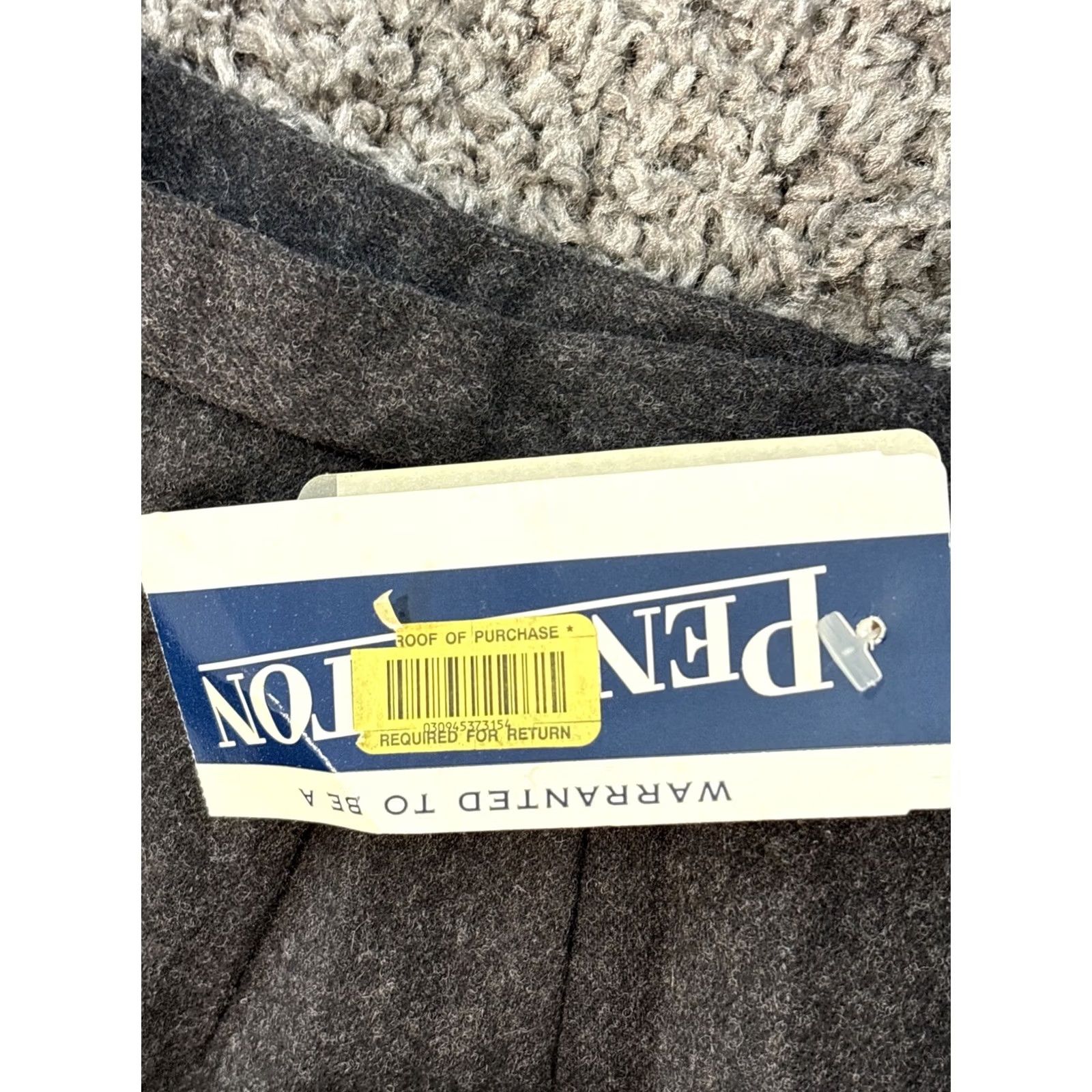 Pendleton VINTAGE Pendleton Skirt Womens 12 Wool Midi Gray Straight 90s Womens Size 34" / US 12 / IT 48 - 5 Thumbnail