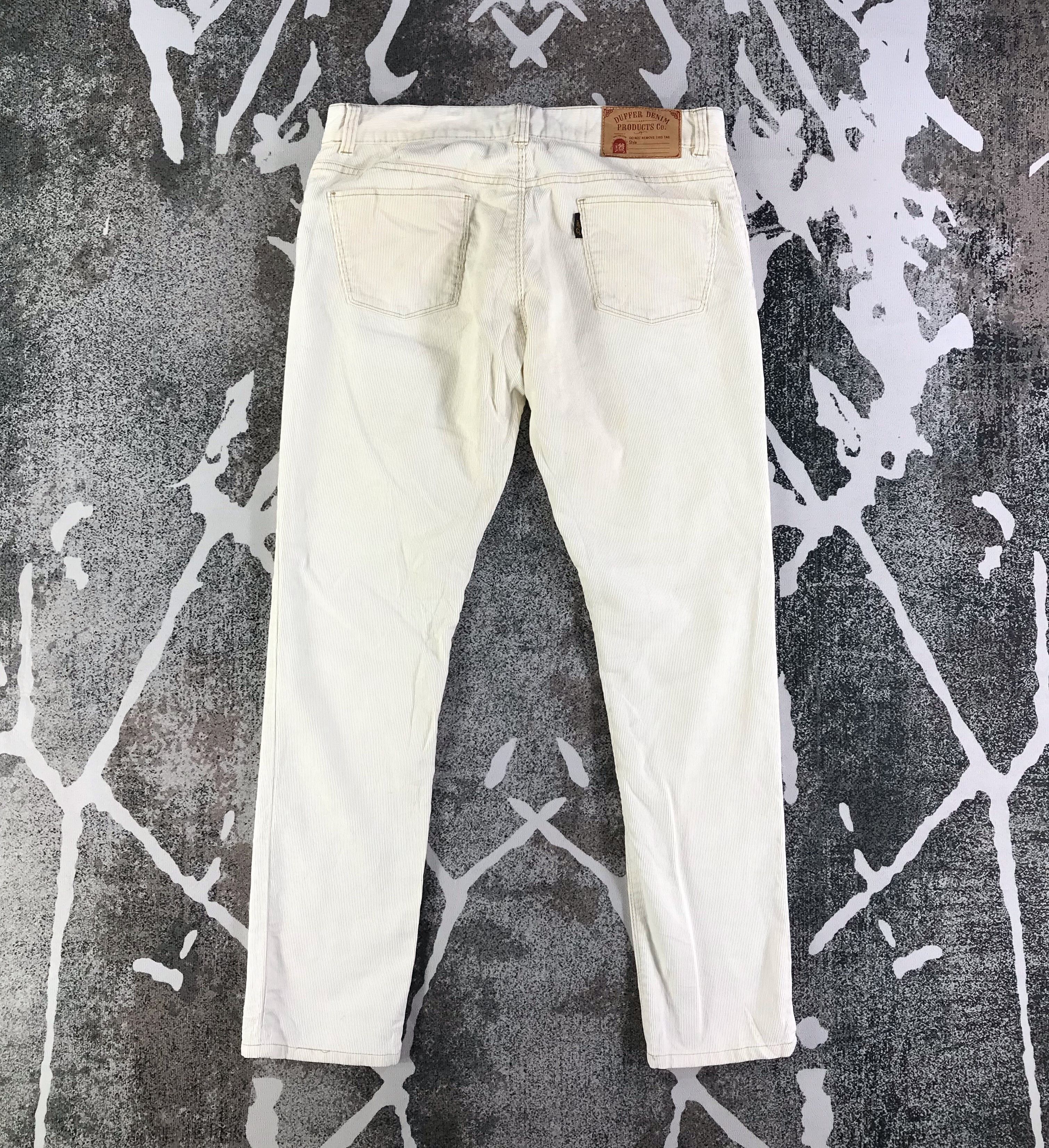 Japanese Brand Duffer Denim Corduroy Jeans KJ2000 Size US 33 - 2 Thumbnail