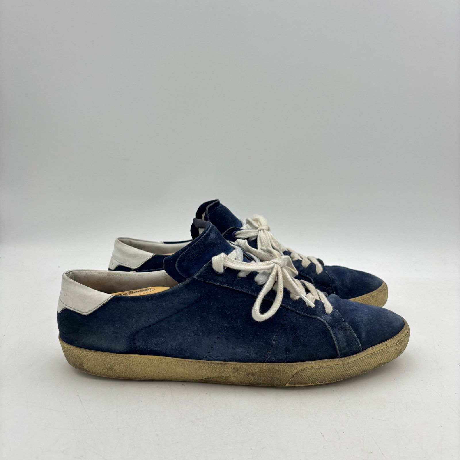 Saint Laurent Paris Saint Laurent SL01 Court Sneakers Womens Size 45 EU/12US Size US 12 / EU 45 - 3 Thumbnail