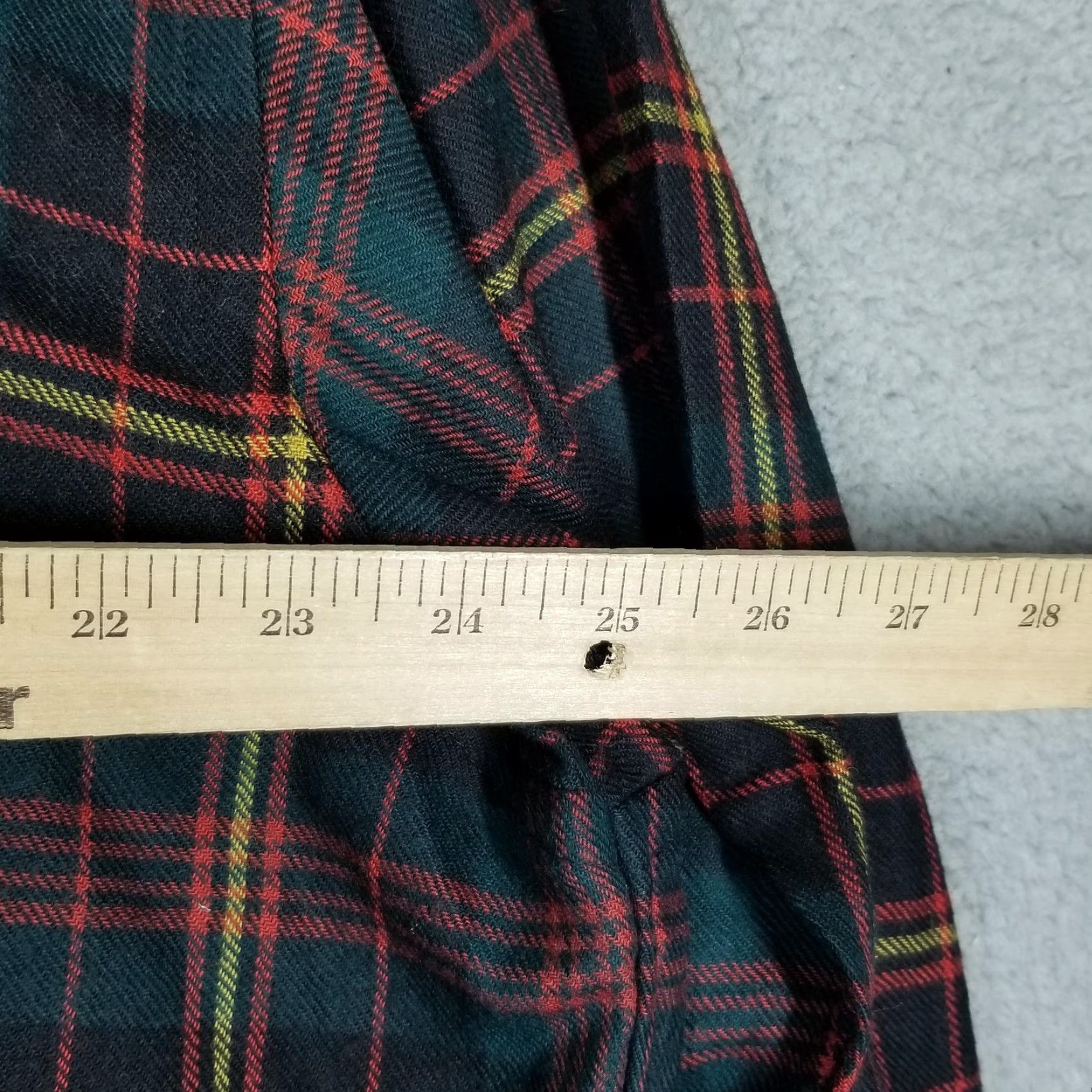 Polo Ralph Lauren VINTAGE Polo Ralph Lauren Flannel Shirt Mens Large Green Red Plaid Wool 90s Size US L / EU 52-54 / 3 - 7 Thumbnail
