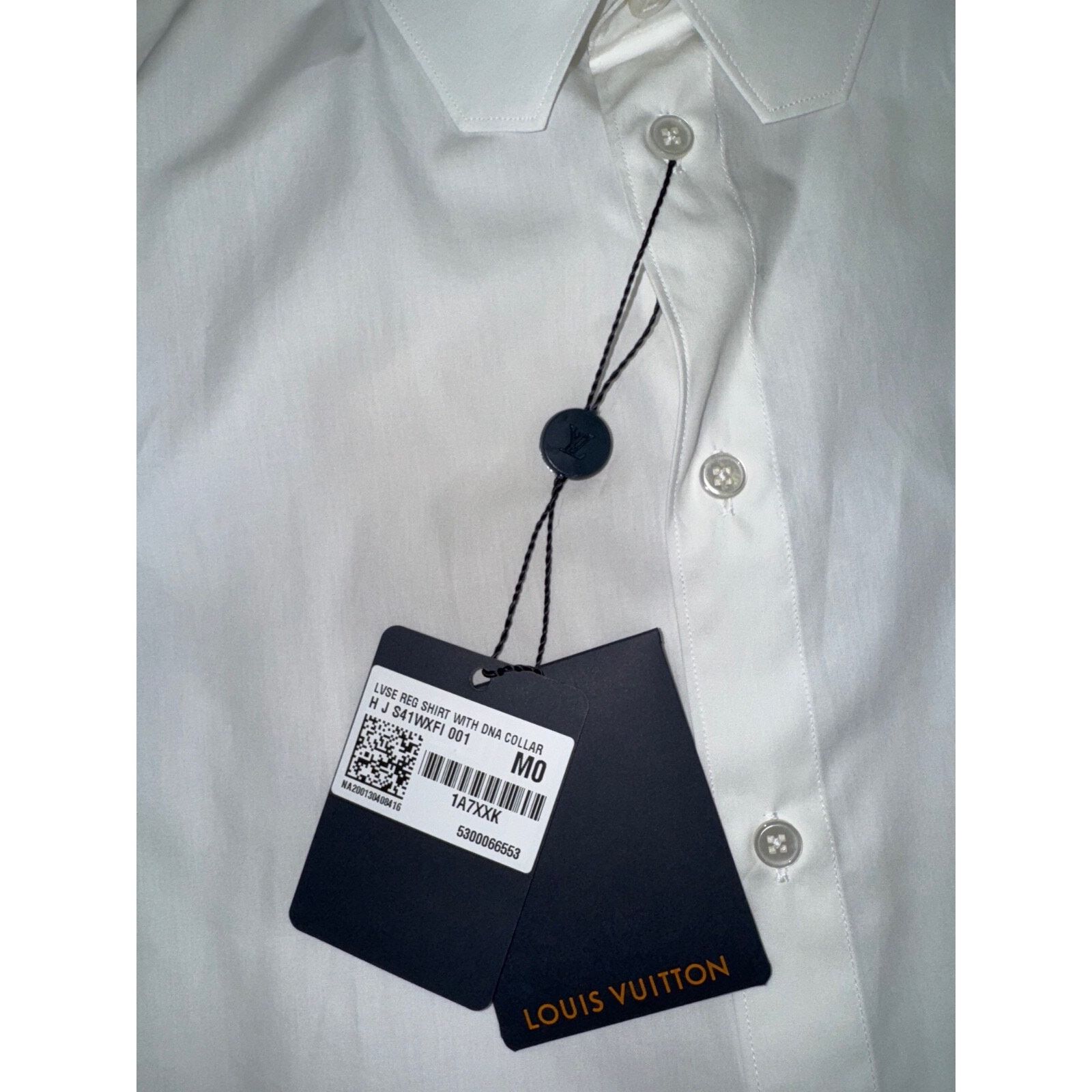 Louis Vuitton Louis Vuitton LVSE Regular White Long Sleeve DNA Collar Size US M / EU 48-50 / 2 - 7 Thumbnail