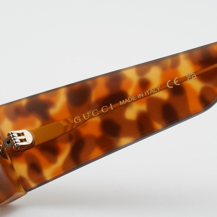 Gucci Gucci GG2040S 004 Sunglasses Havana Cat Eye Frame, Grey Size ONE SIZE - 8 Thumbnail