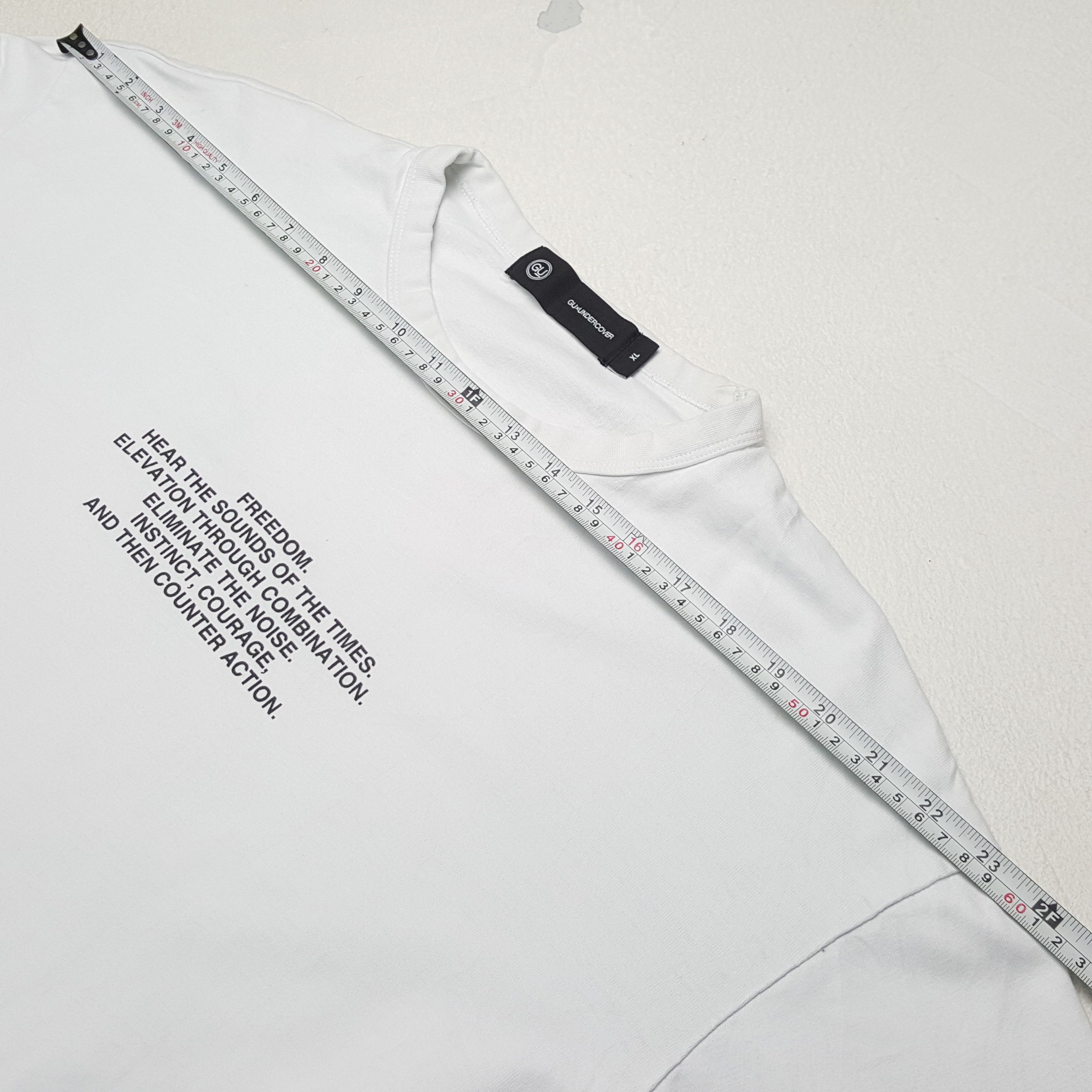 GU × Undercover × Vintage GU x UNDERCOVER Japanese Brand Streetwear Style Tshirt Size US XL / EU 56 / 4 - 5 Thumbnail