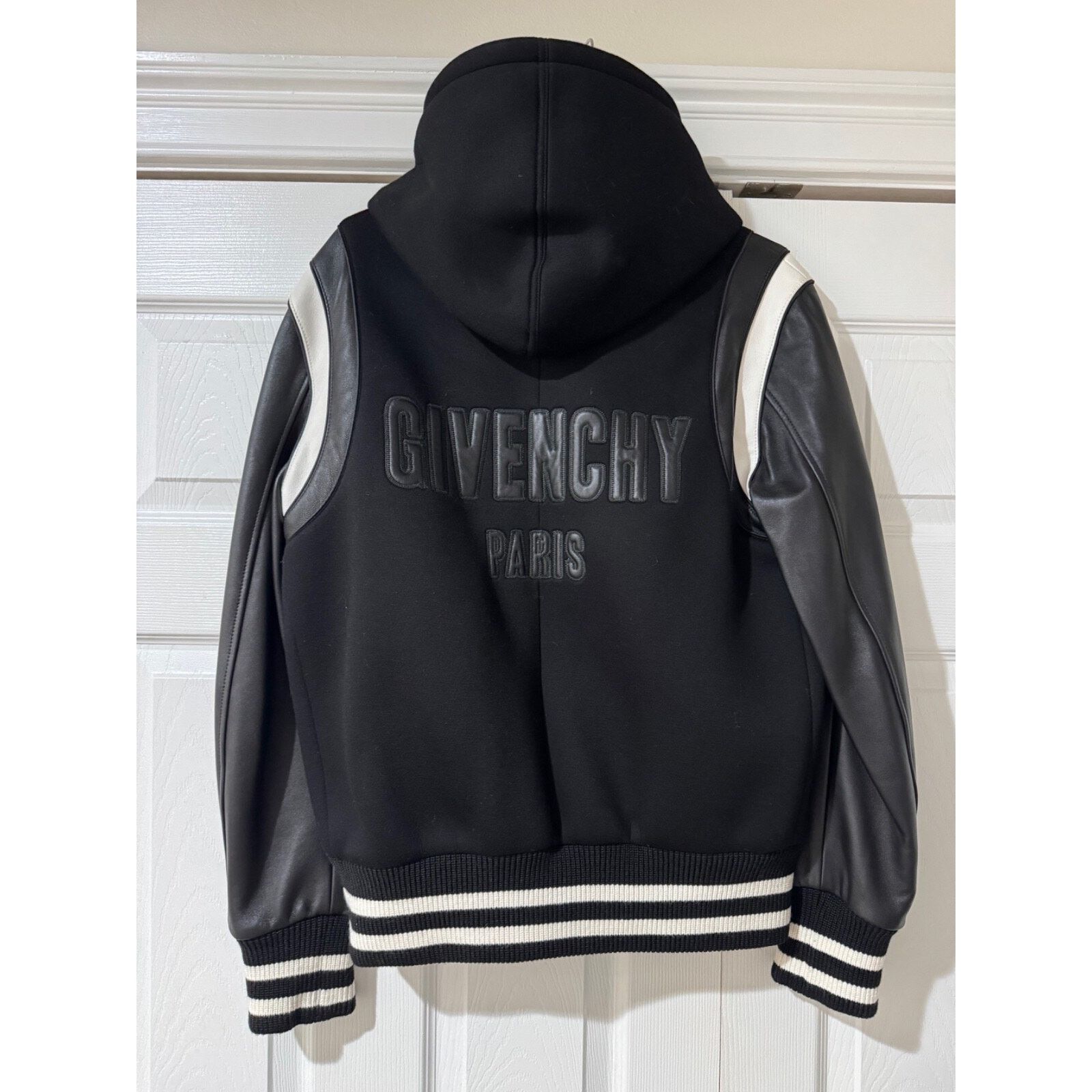 Givenchy Givenchy Neoprene Lambskin Leather Hoodie Teddy Jacket 48 Size US M / EU 48-50 / 2 - 11 Thumbnail