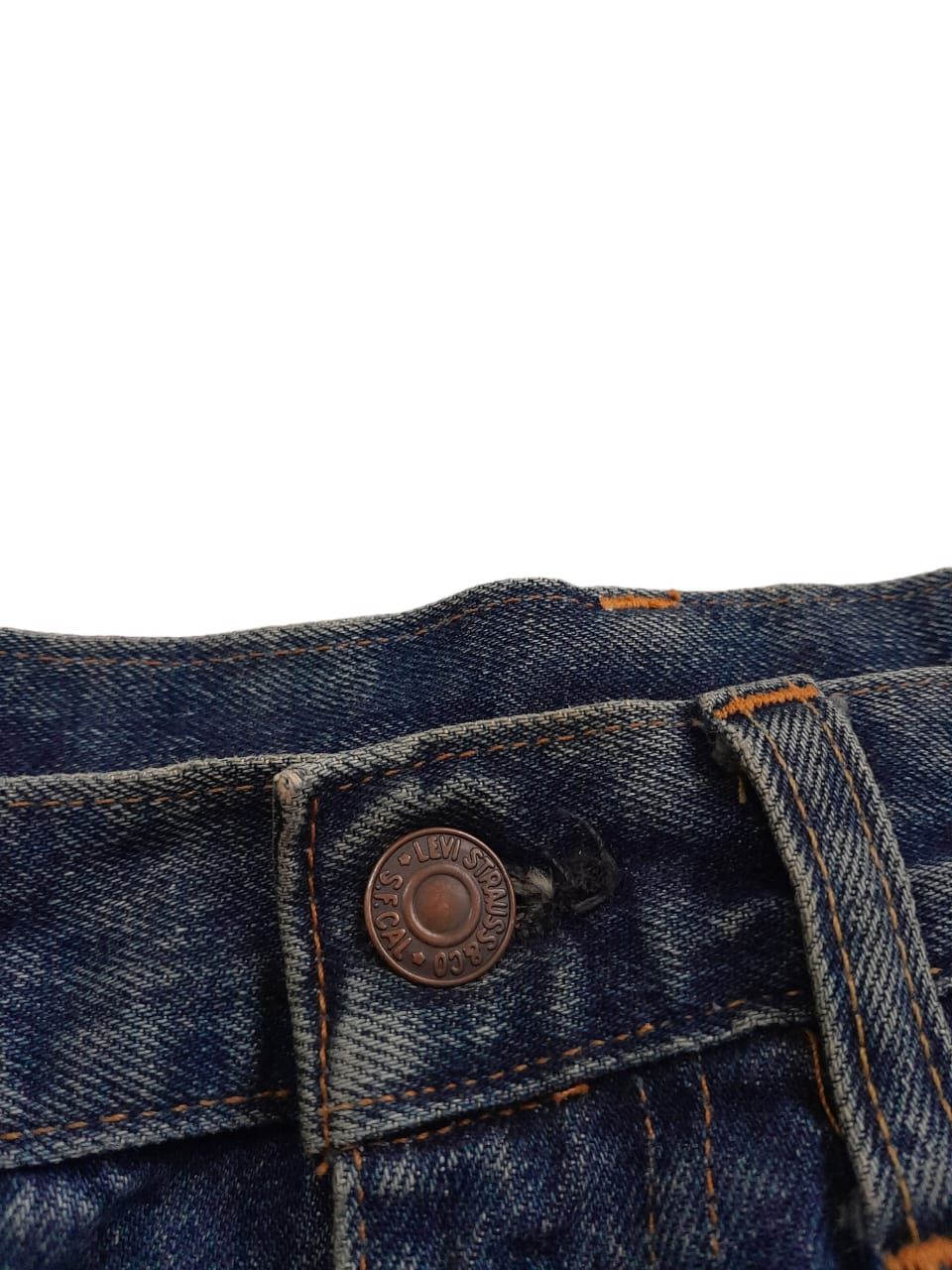 Levi's 90s Levis 551ZXX Hidden Rivets 555 Big E Selvedge (F133) Size US 28 / EU 44 - 7 Thumbnail