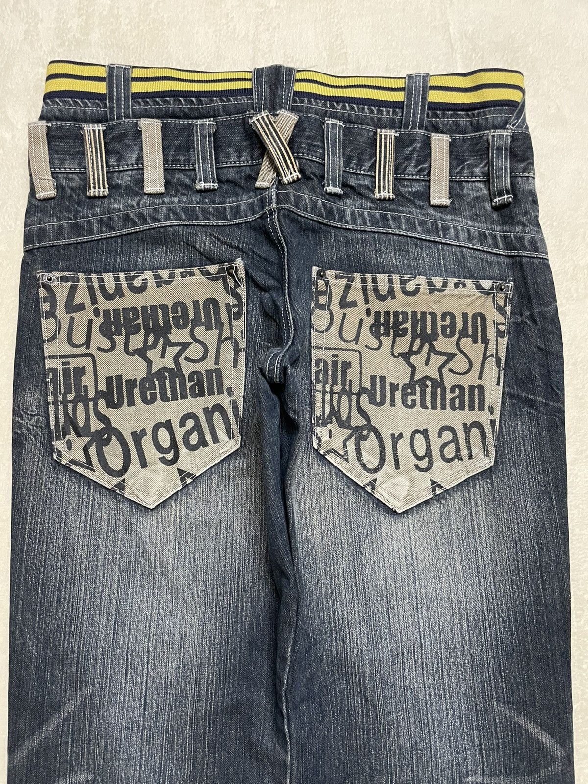 Japanese Brand Vintage Japanese Brand Mudwash Double Waist Rare Jeans Size US 32 / EU 48 - 11 Thumbnail