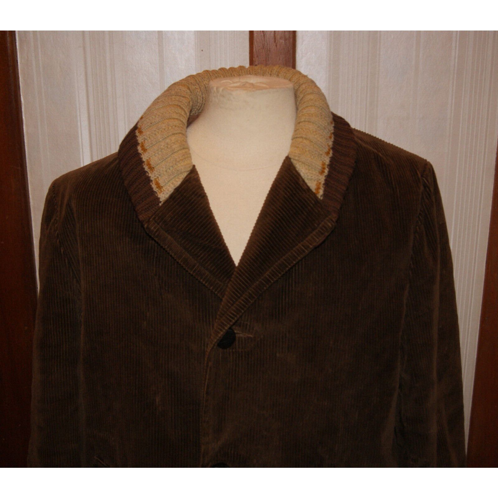 Sears VTG Sears Oakbrook Sportswear Coat Mens 40 Corduroy Sweater Size US M / EU 48-50 / 2 - 2 Thumbnail