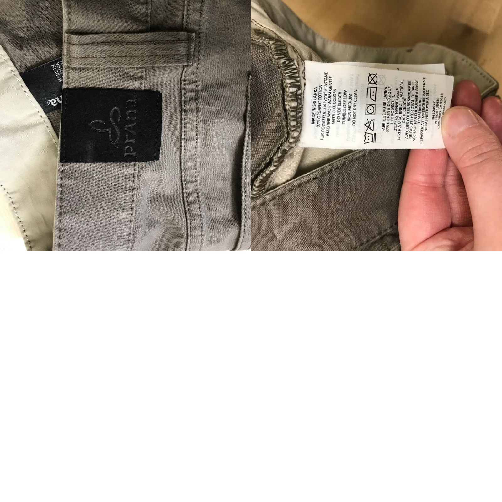Prana Prana Mens Khaki Straight Leg Casual Outdoor Pants Size 40 - Comfort & Style Size US 40 / EU 56 - 8 Thumbnail