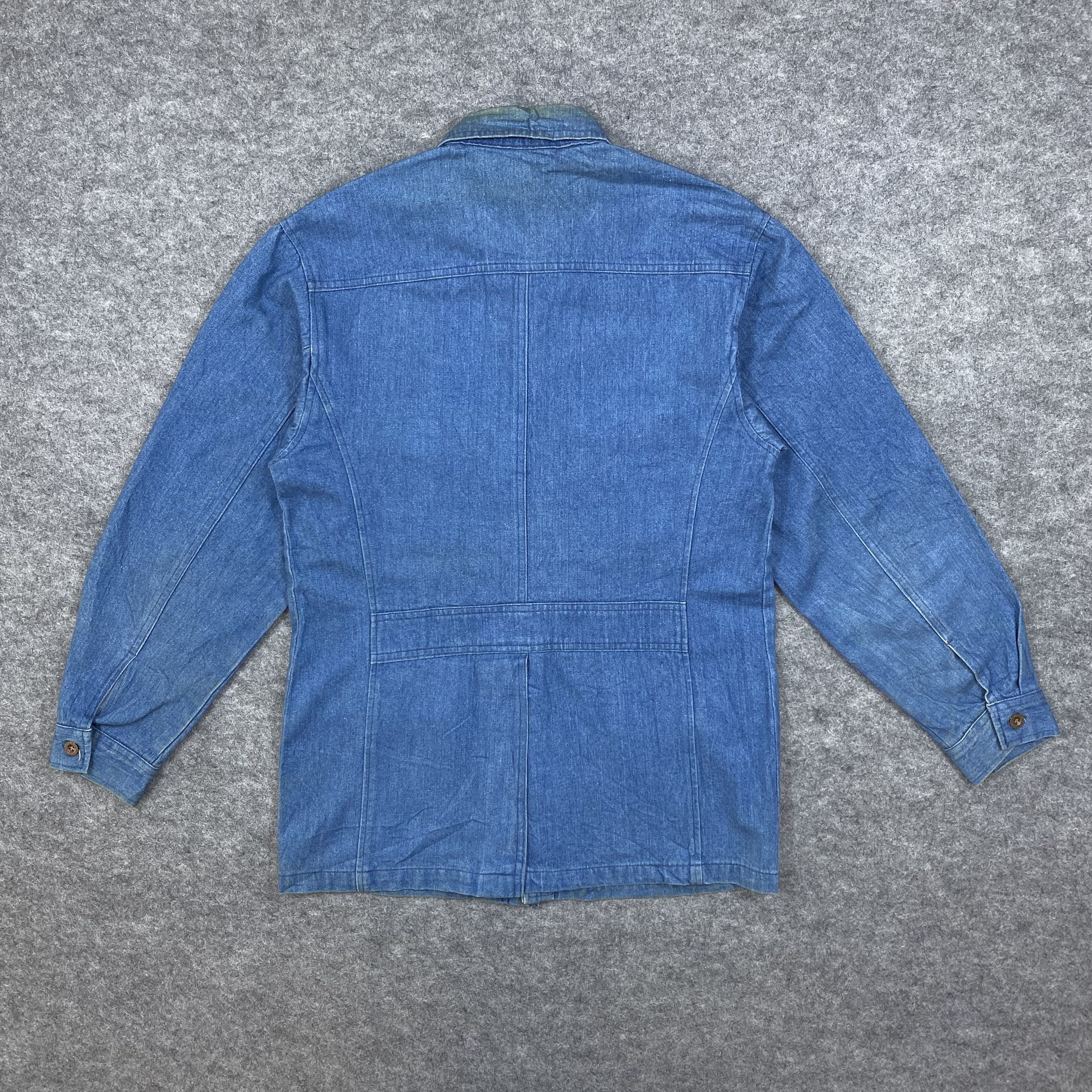 Vintage Vintage 70s GUNY Japan Denim Safari Jacket-J658 Size US S / EU 44-46 / 1 - 2 Thumbnail