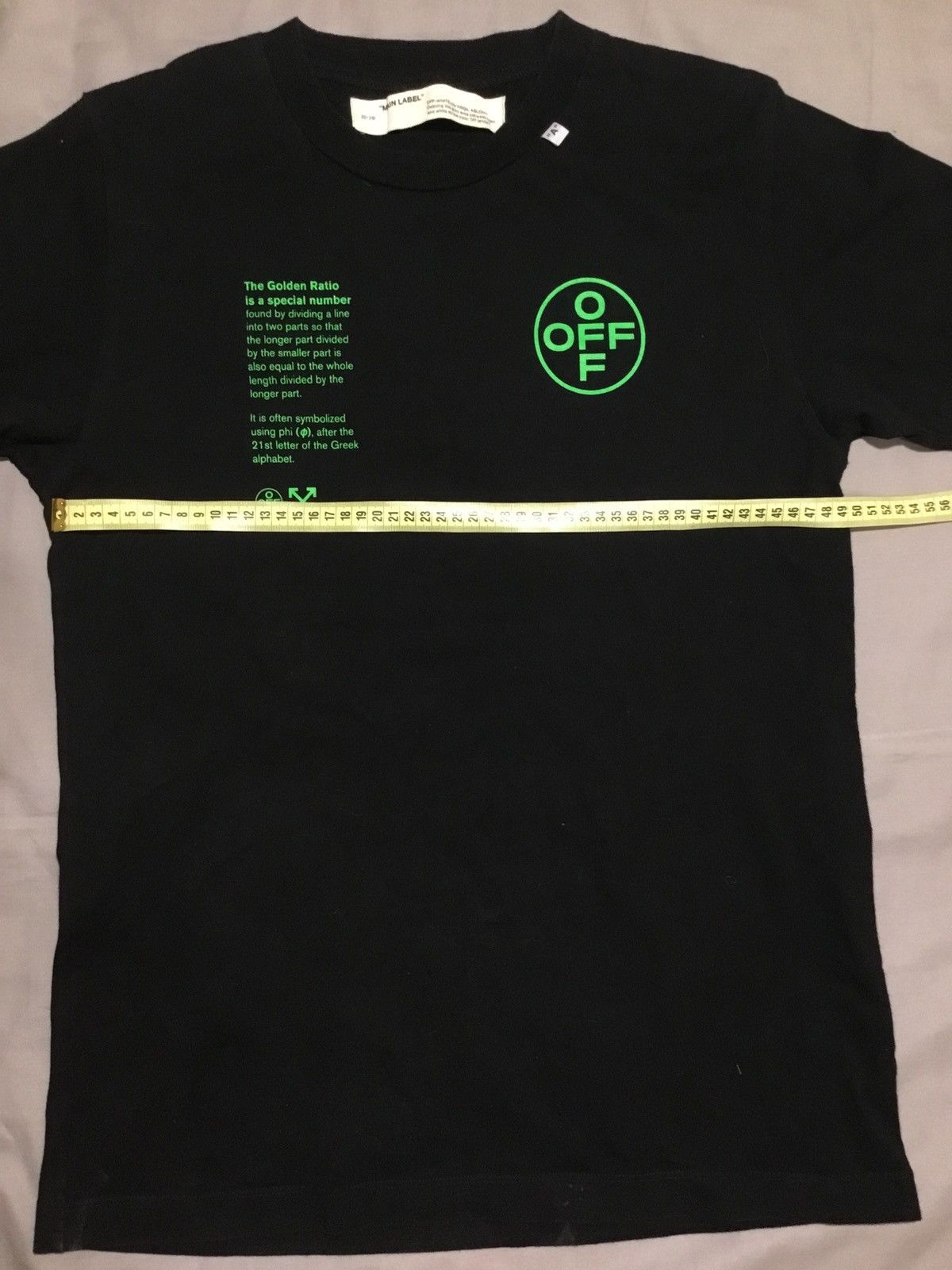 Off-White Off-White c/o Virgil Abloh Main Label T-Shirt Black Size US M / EU 48-50 / 2 - 5 Thumbnail