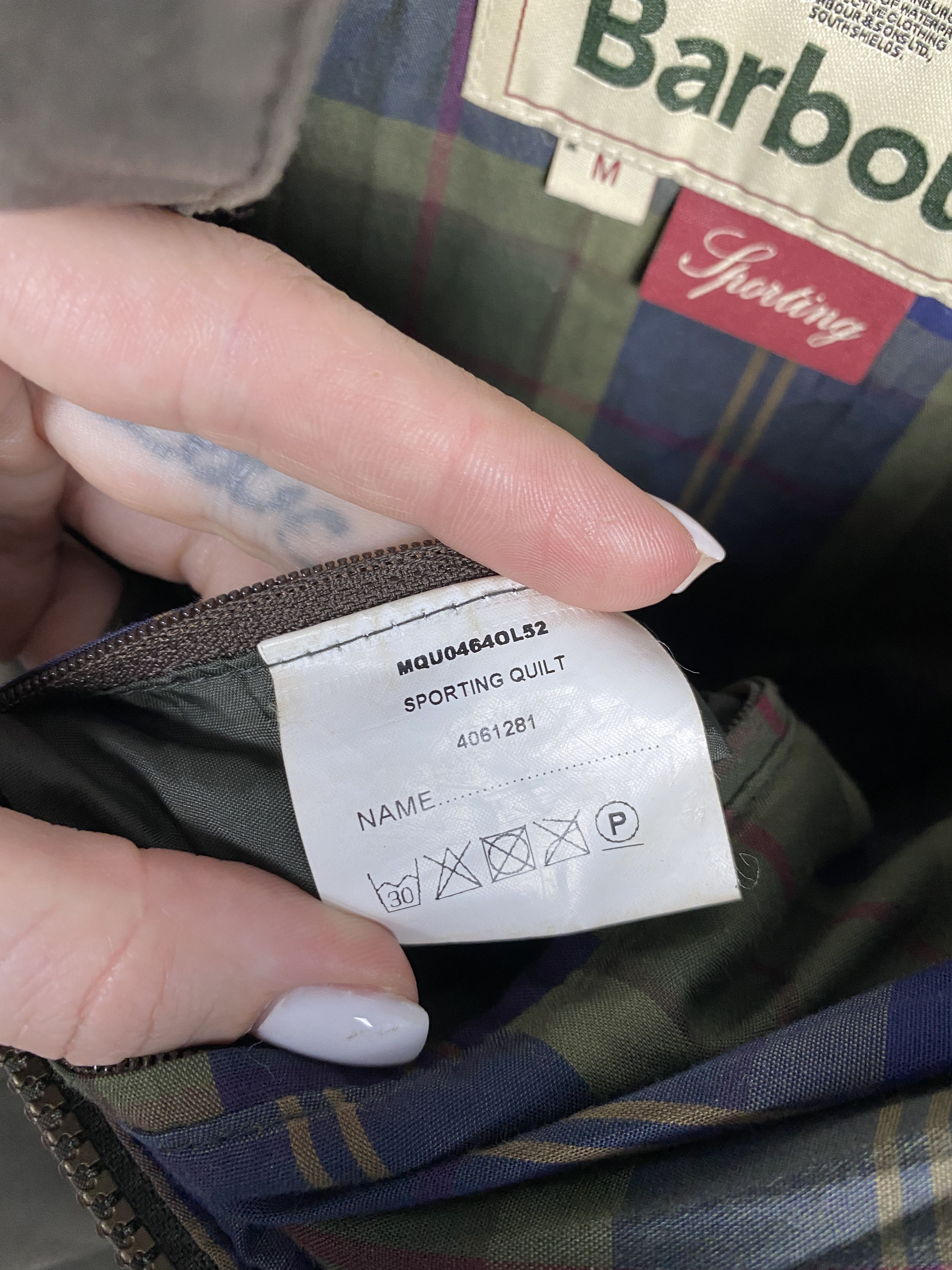 Barbour × Vintage Barbour Sporting Quilt Vintage Mens Quilted Jacket Size US M / EU 48-50 / 2 - 9 Thumbnail